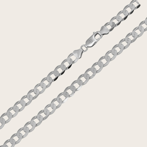 Curb Chain - Sterling Silver