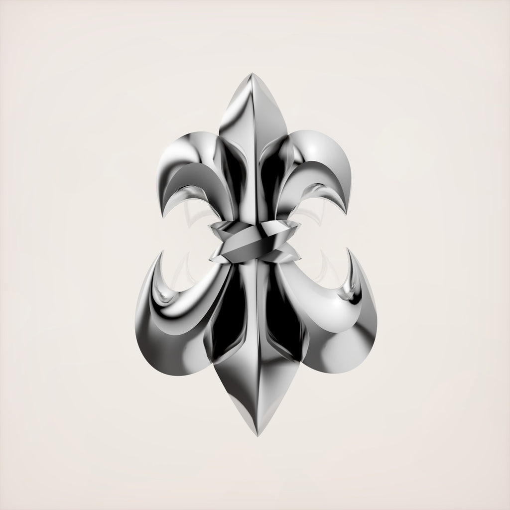 Fleur de Lis Earrings - Sterling Silver