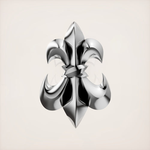 Fleur de Lis Earrings - Sterling Silver