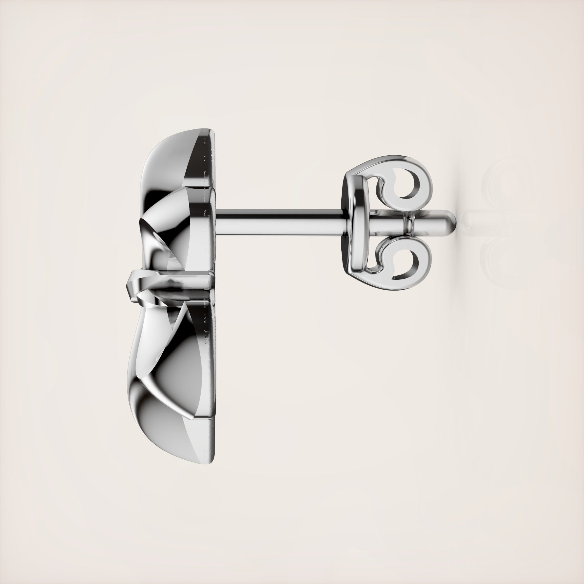 Fleur de Lis Earrings - Sterling Silver