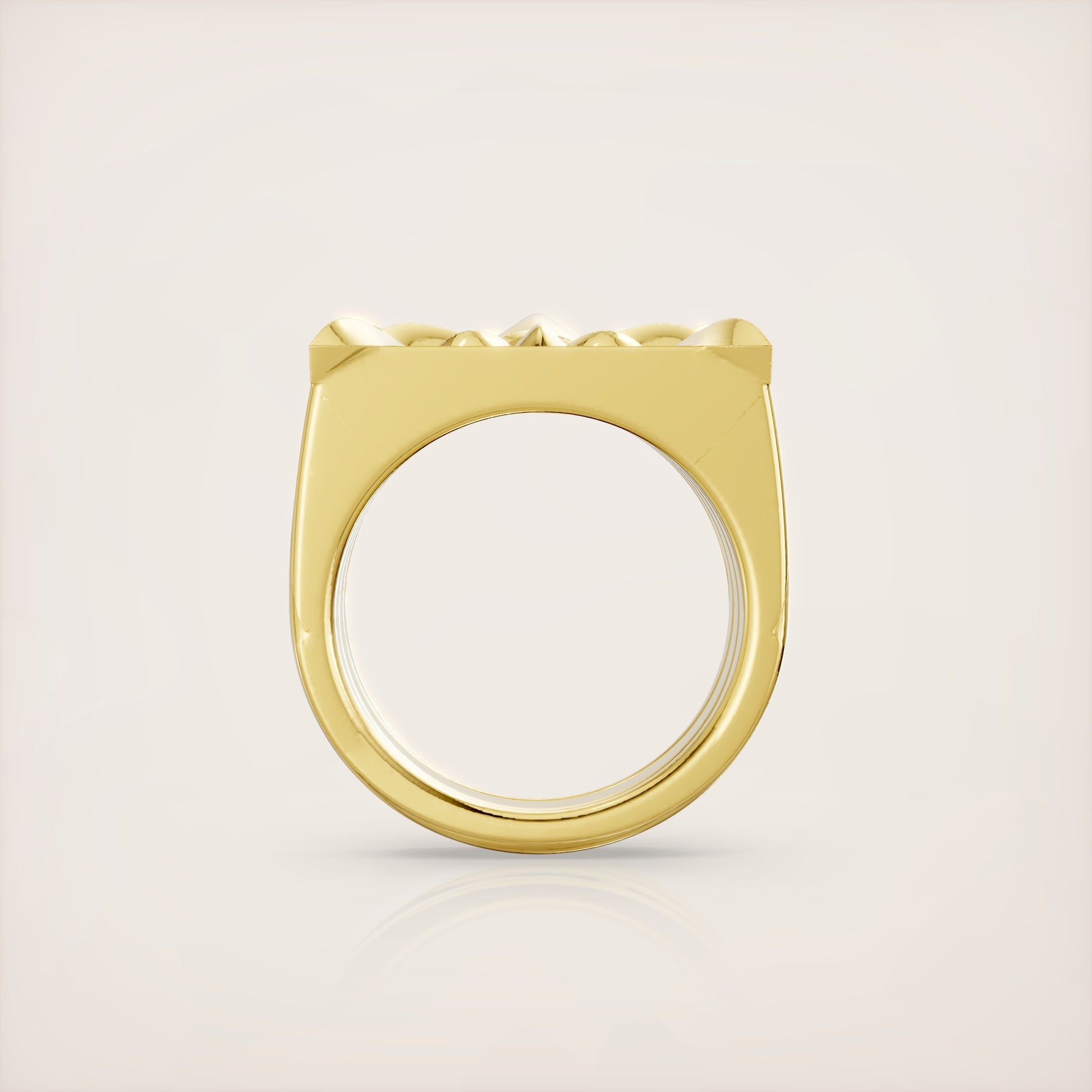 Fleur de Lis Ring - 18K Yellow Gold