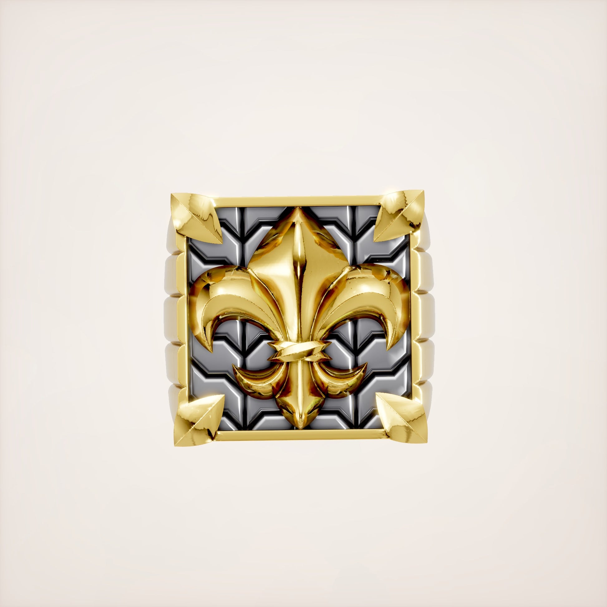 Fleur de Lis Ring - 18K Yellow Gold