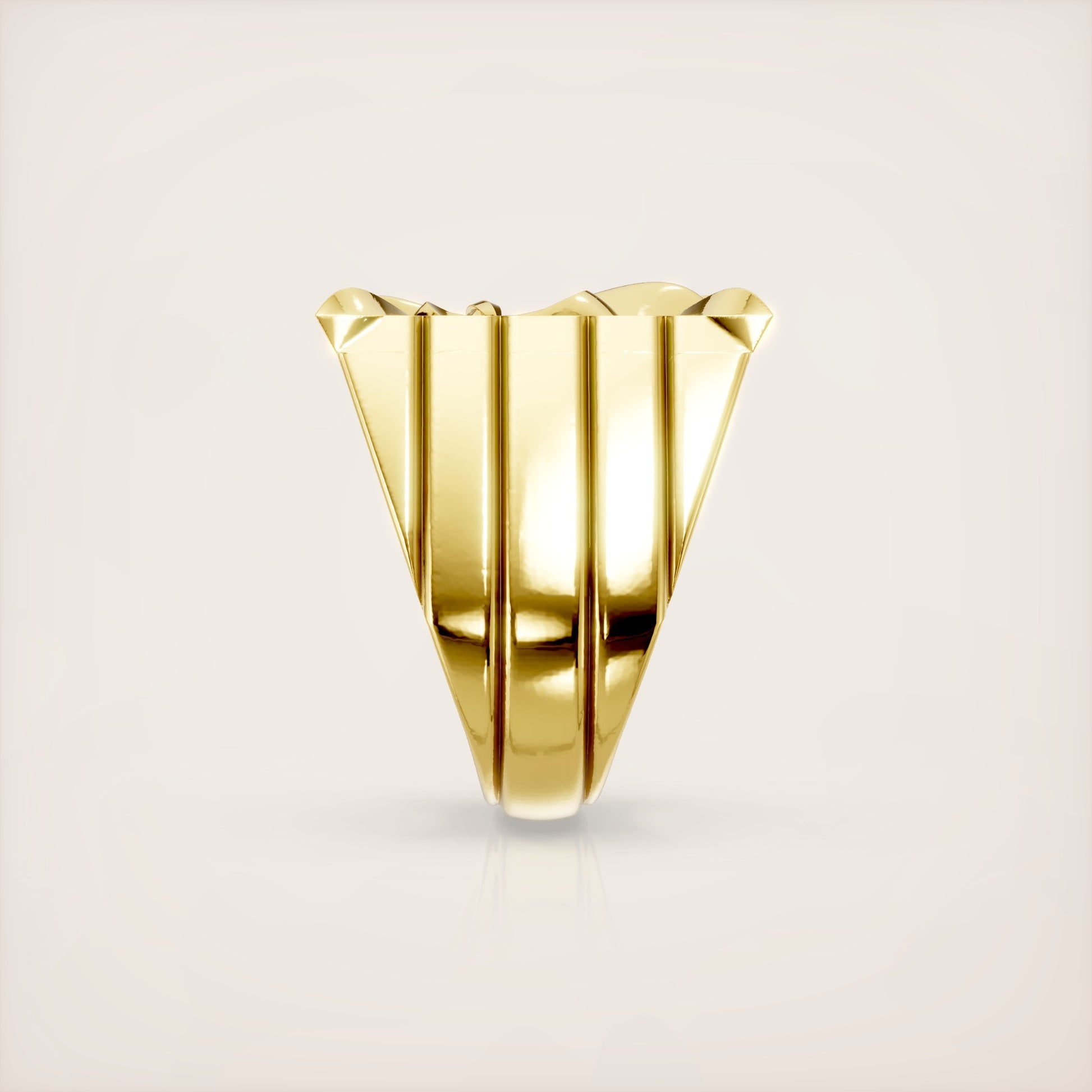 Fleur de Lis Ring - 18K Yellow Gold