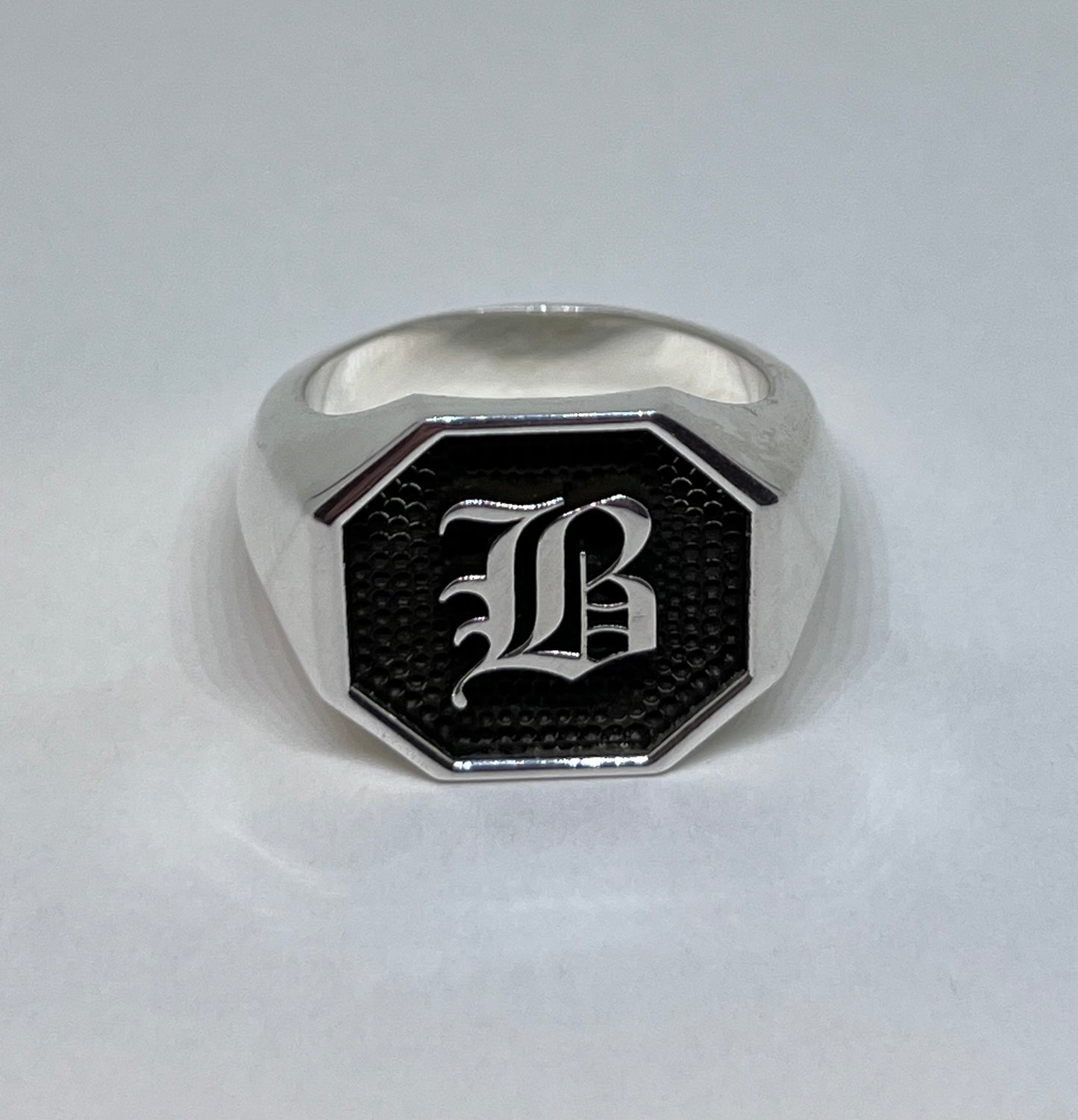 Octagon Signet Ring (Roman and Cyrillic)