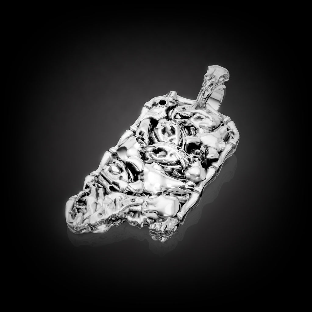Veles Tag Pendant - Sterling Silver