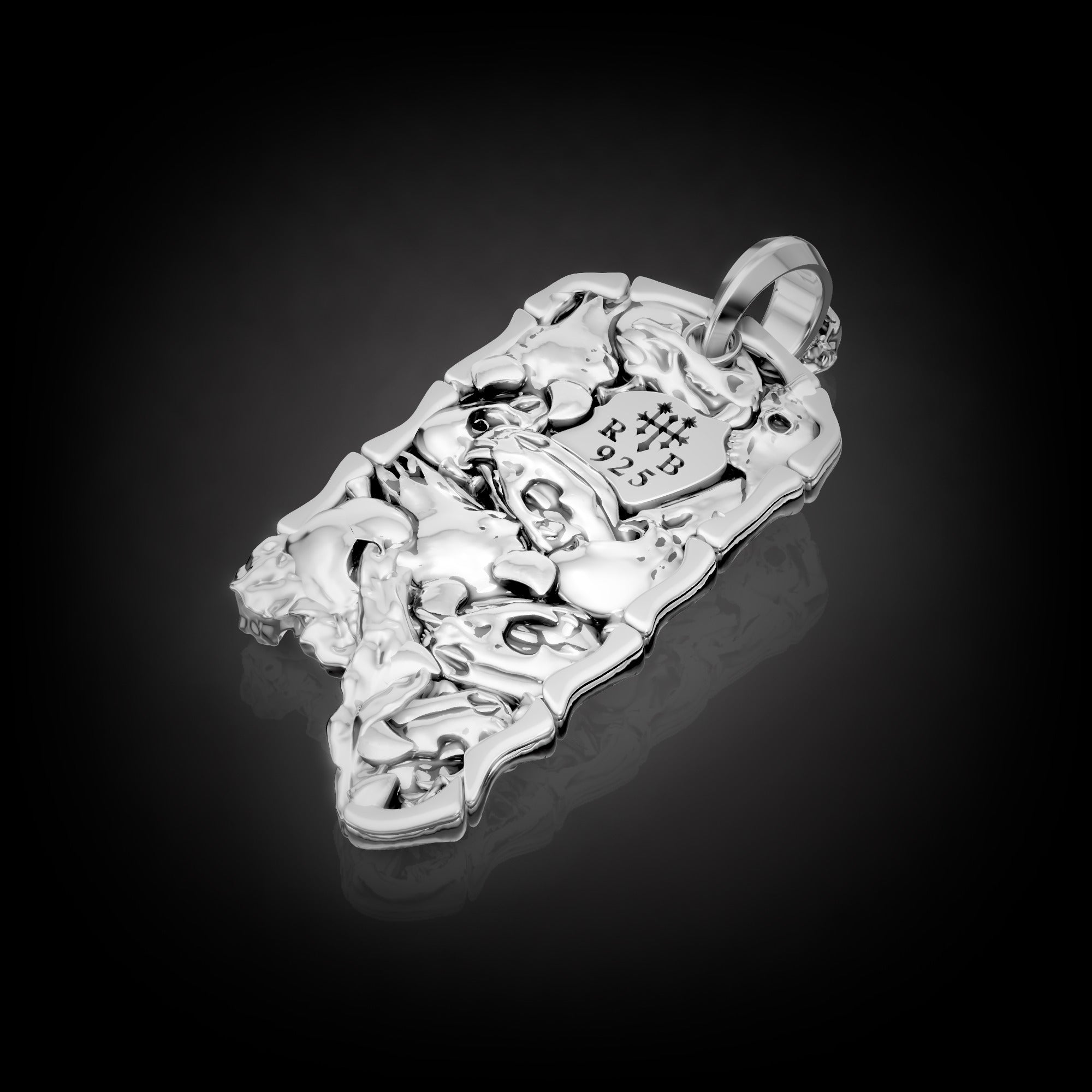 Veles Tag Pendant - Sterling Silver