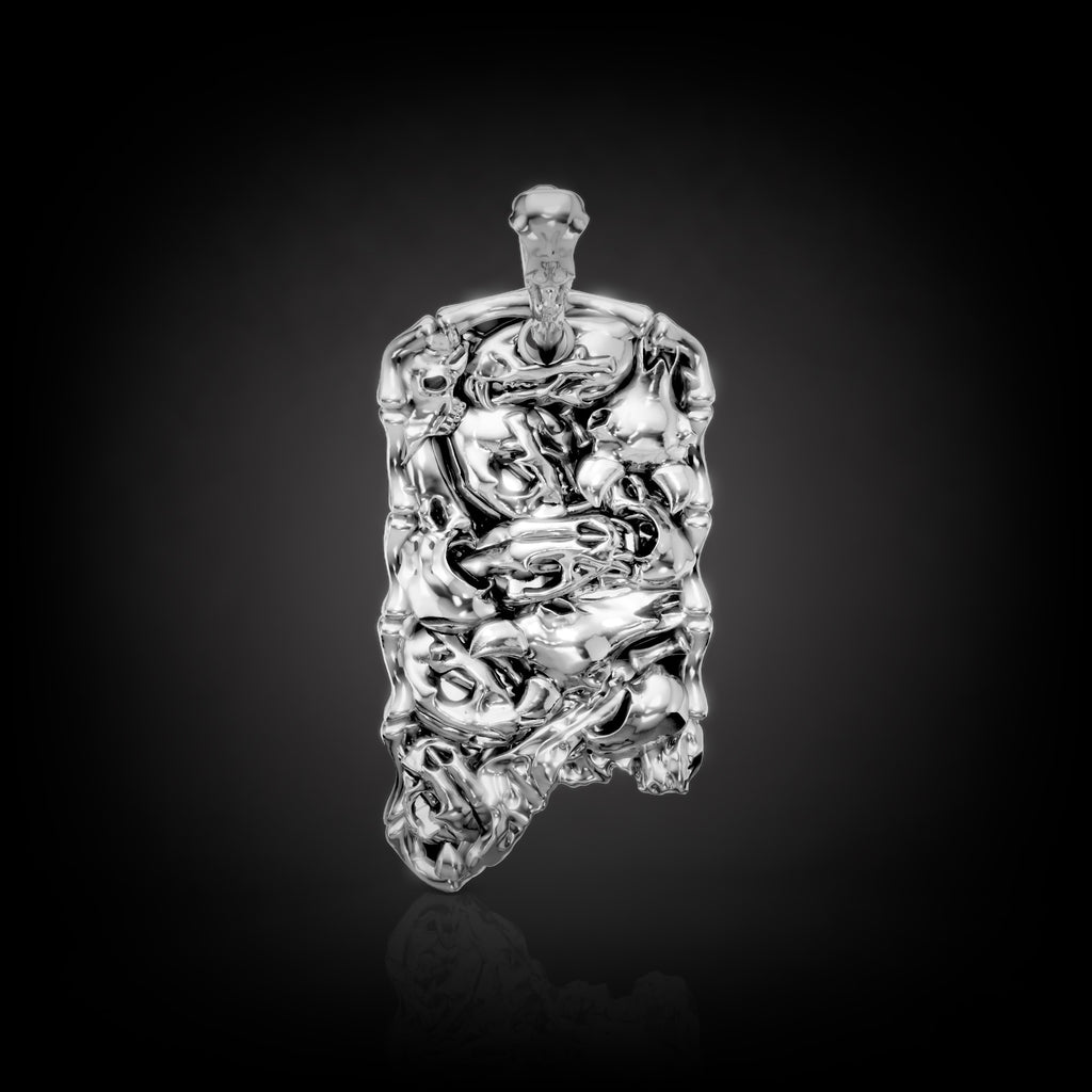 Veles Tag Pendant - Sterling Silver