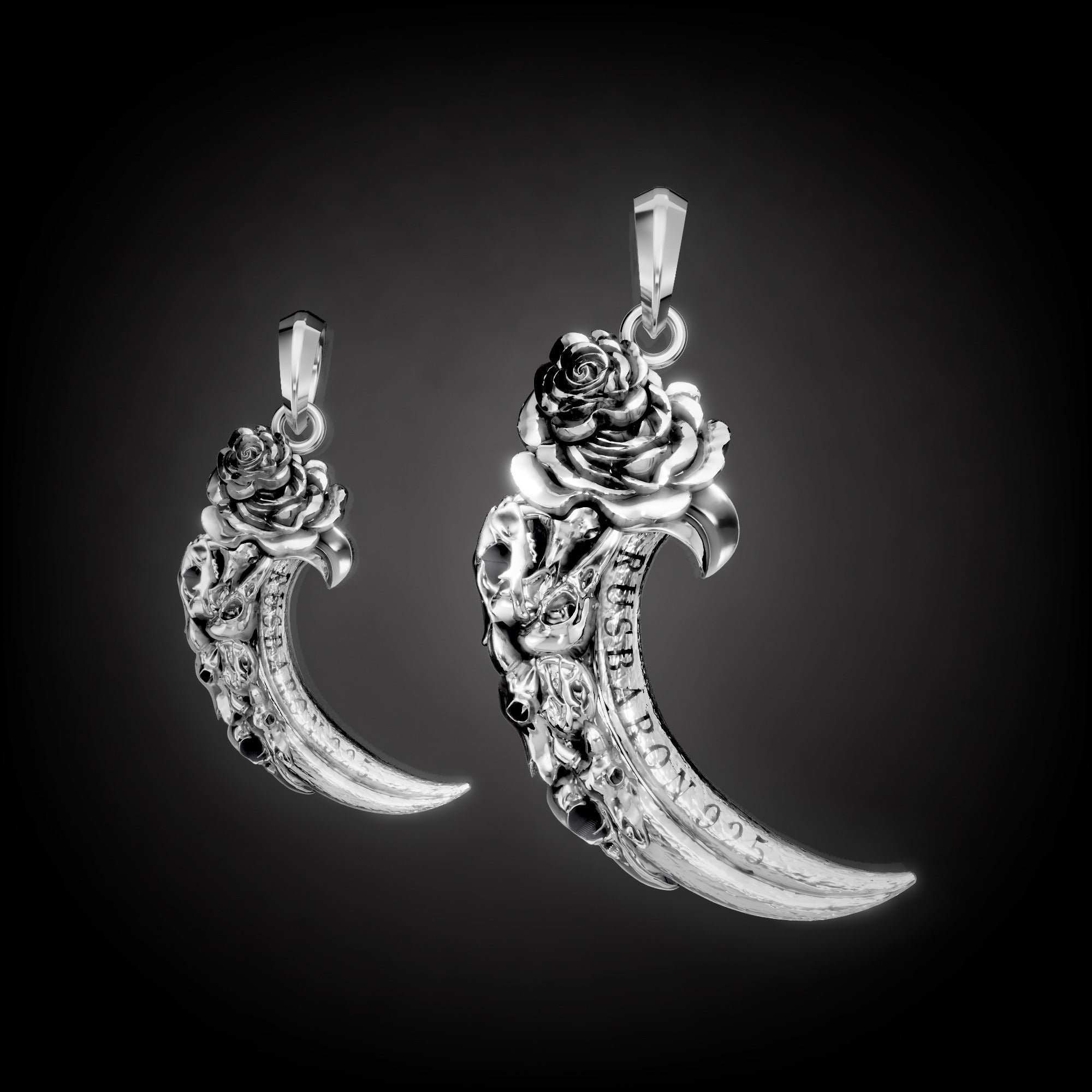 Veles Claw Pendant - Sterling Silver