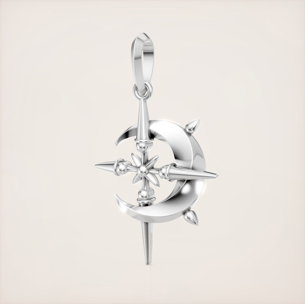 Rusalka Pendant - Sterling Silver
