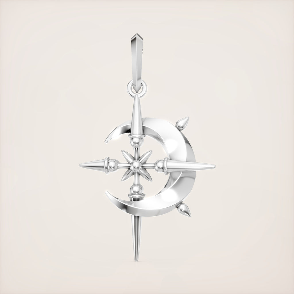Rusalka Pendant - Sterling Silver