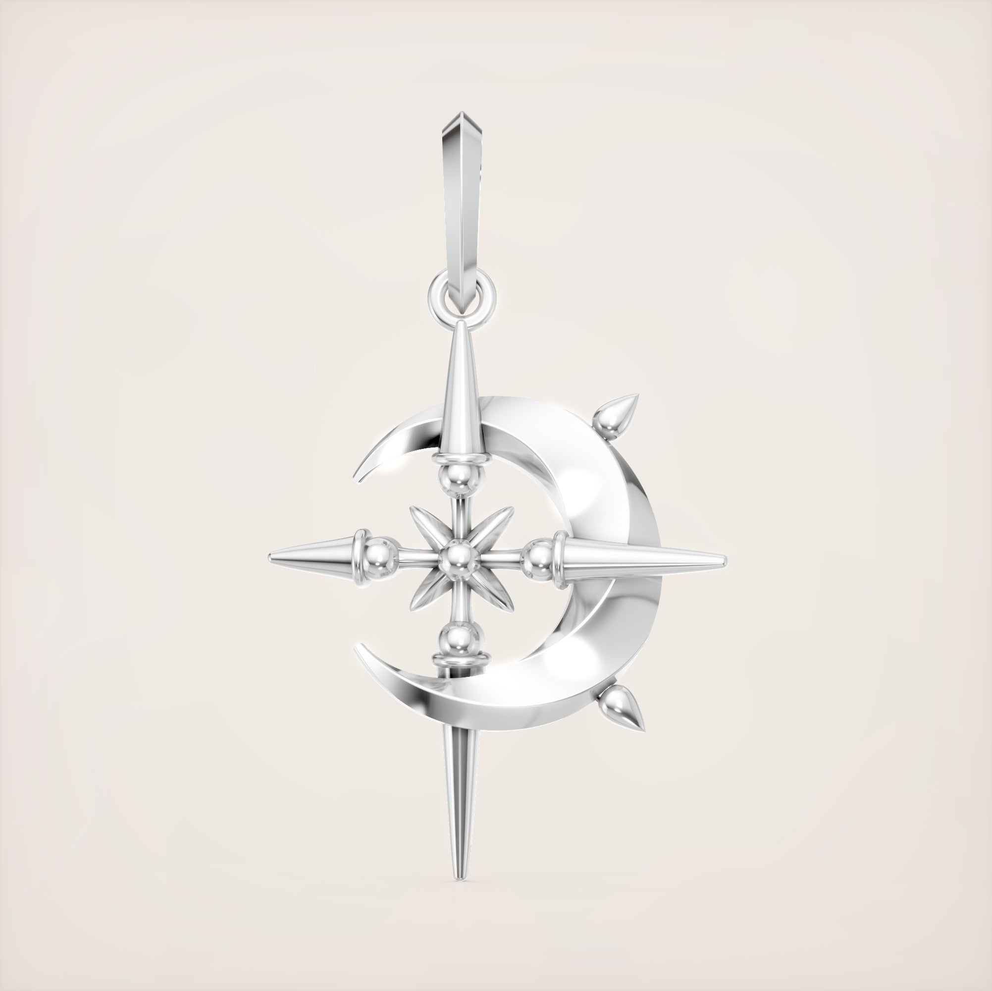 Rusalka Pendant - Sterling Silver