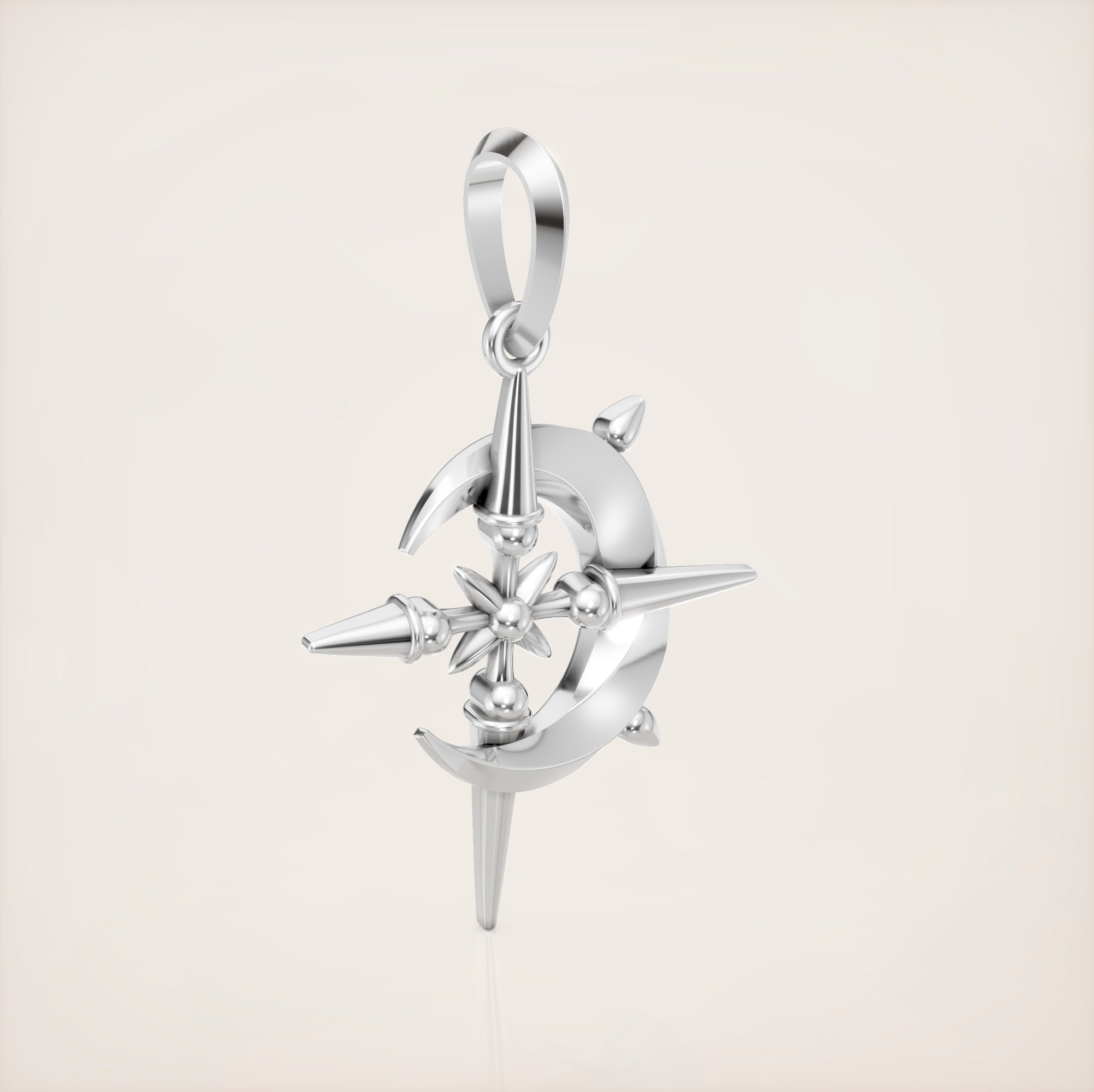 Rusalka Pendant - Sterling Silver