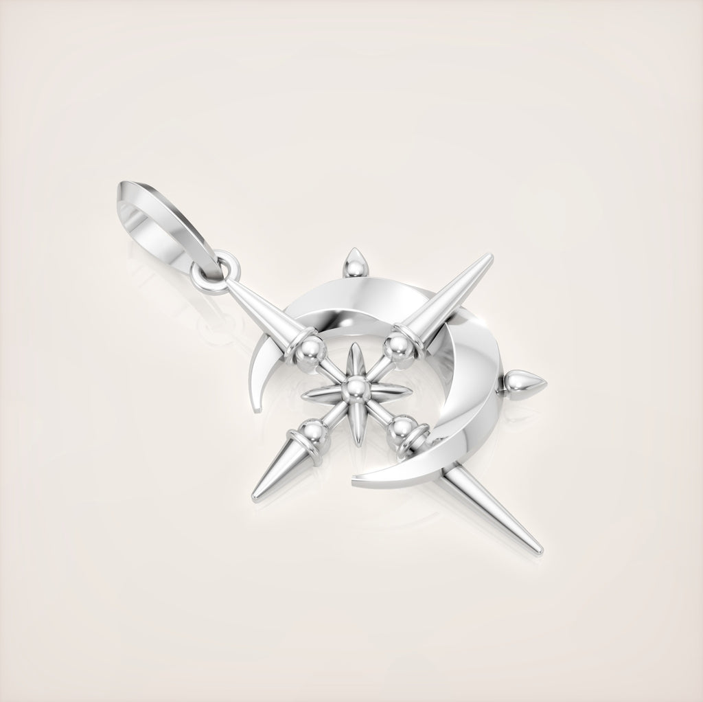 Rusalka Pendant - Sterling Silver