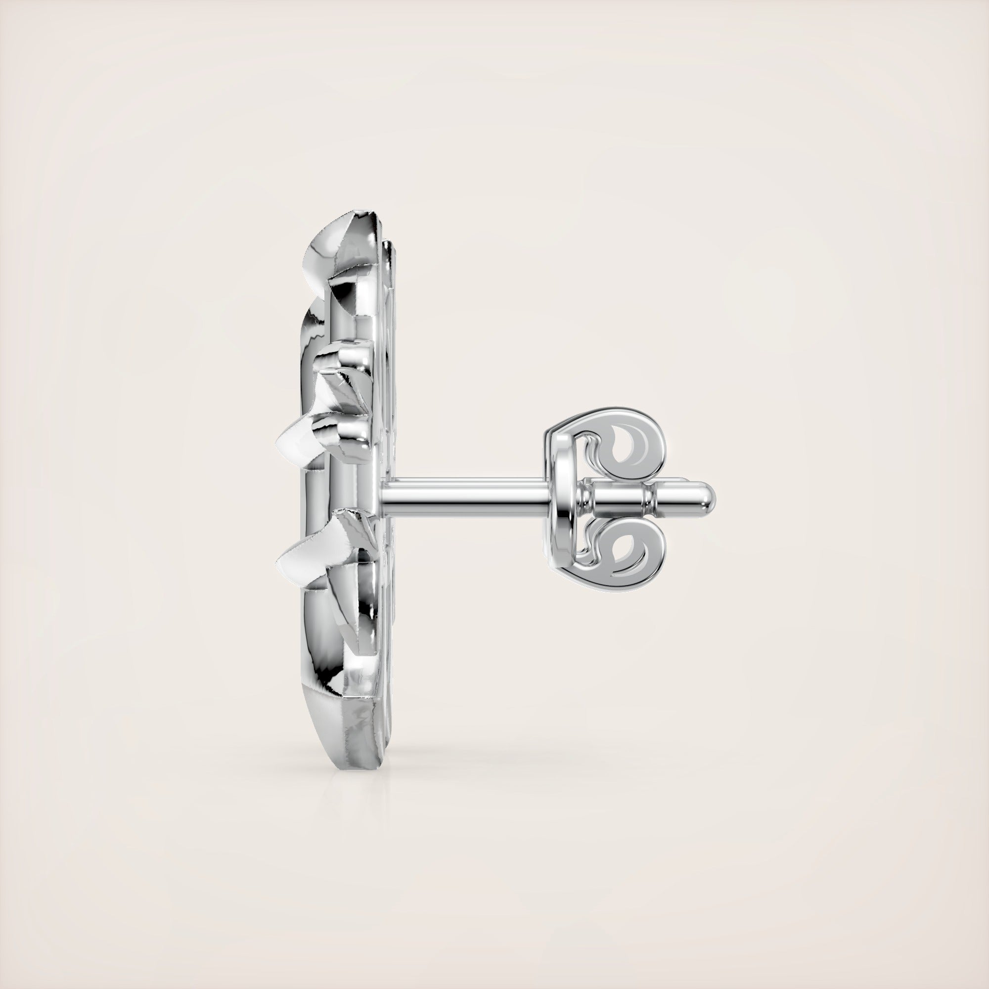 Troika Unity Earrings - Sterling Silver