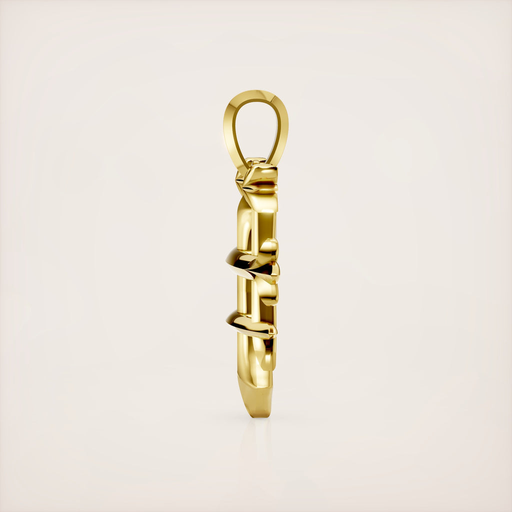 Troika Unity Pendant - 18k Yellow Gold