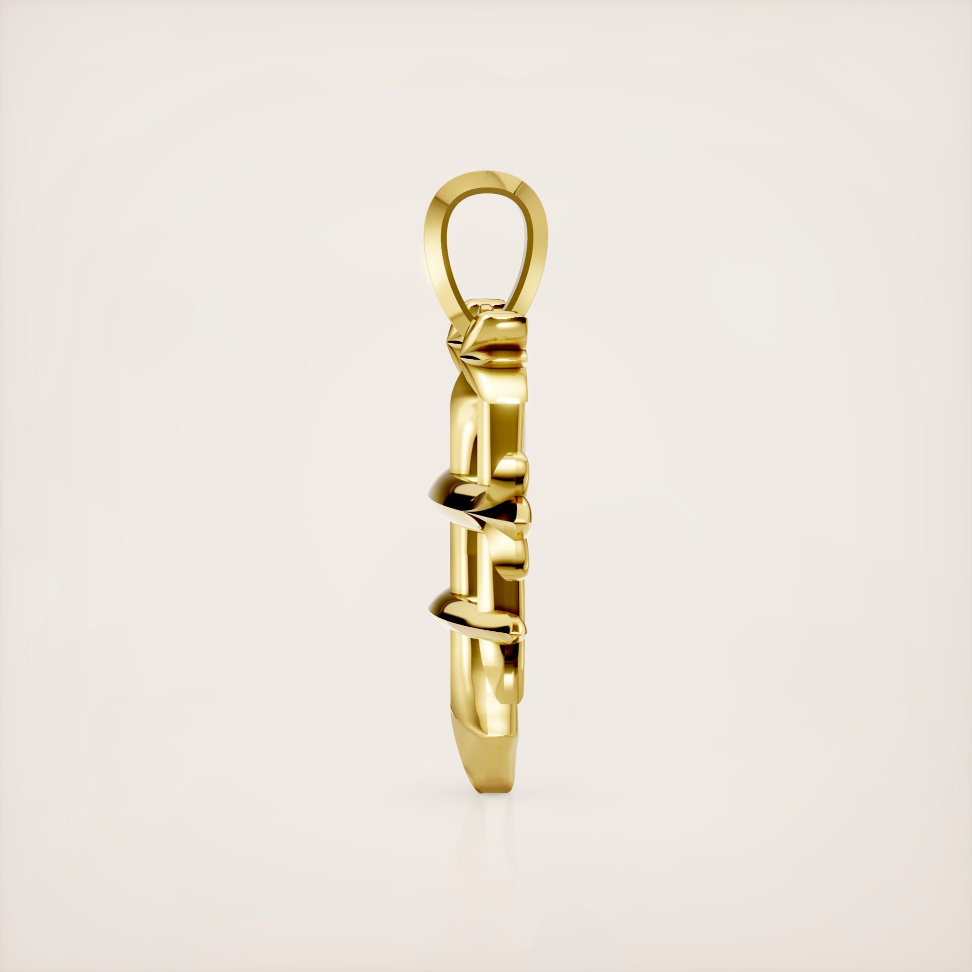 Troika Unity Pendant - 18k Yellow Gold