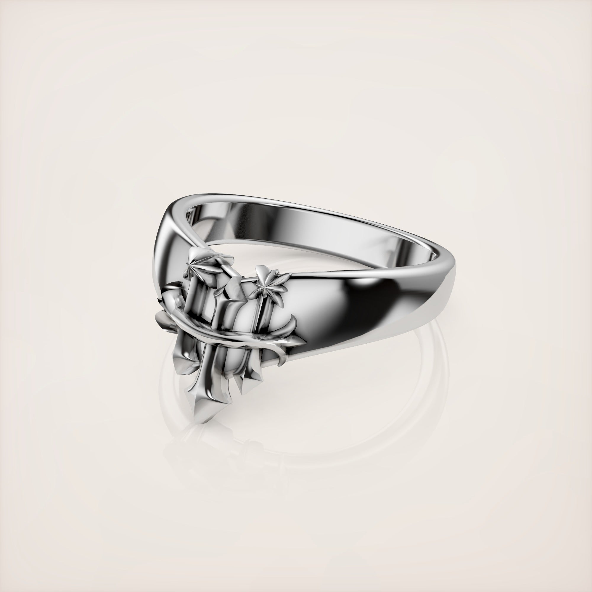 Troika Unity Ring - Sterling Silver
