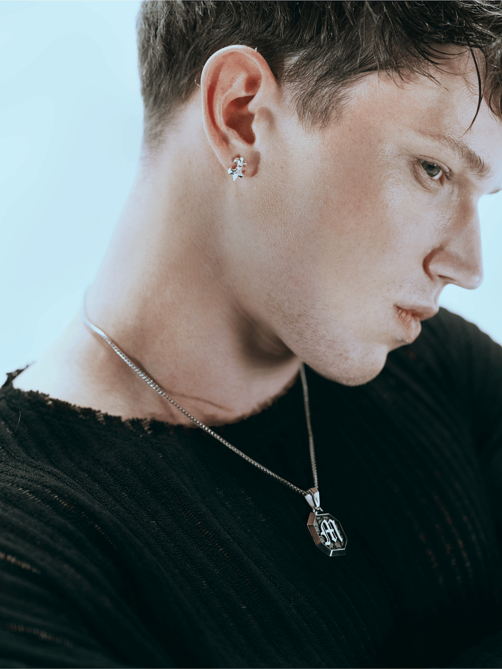 Fleur de Lis Earrings - Sterling Silver