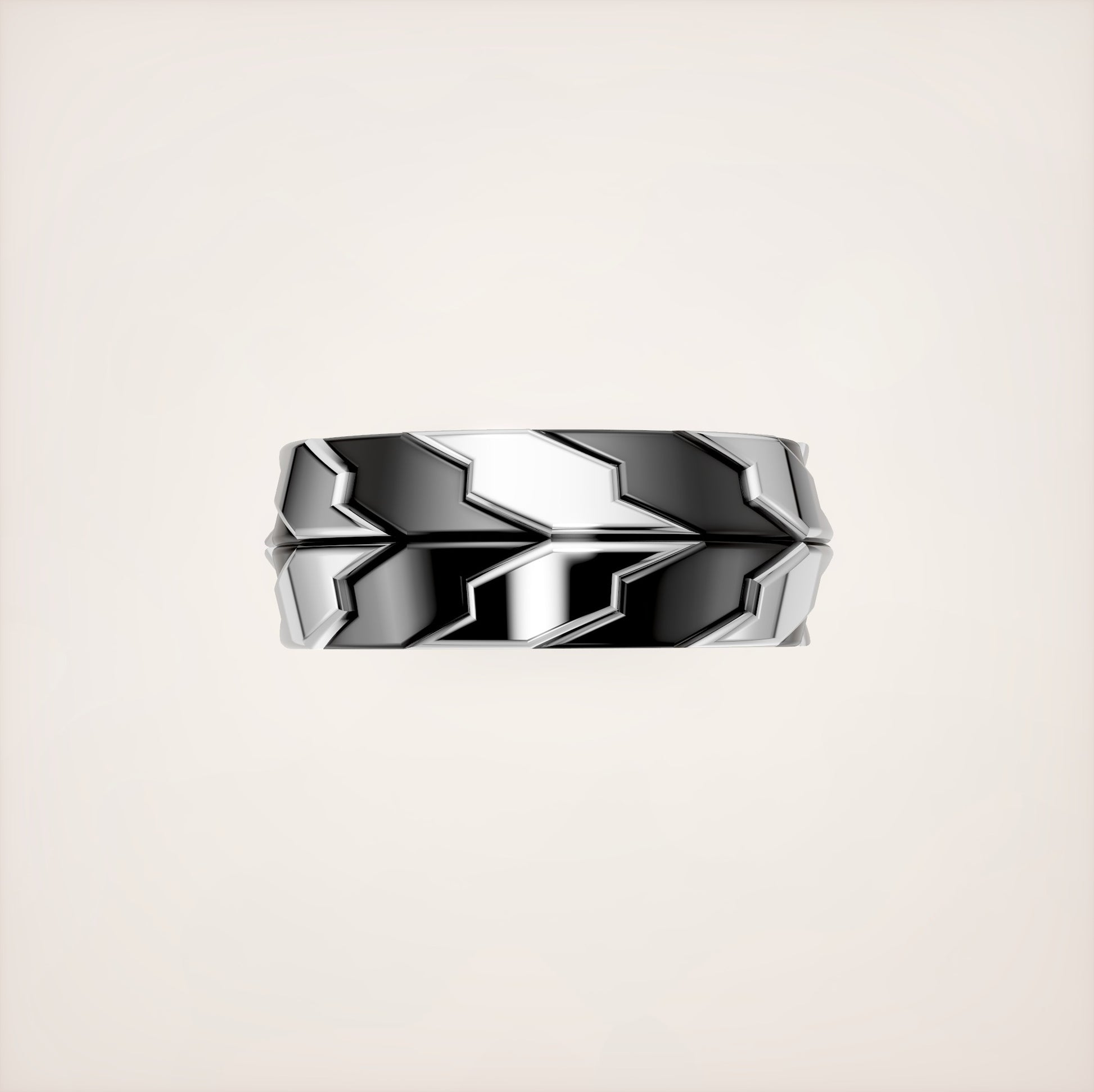 Valerian Band Ring - 18k White Gold