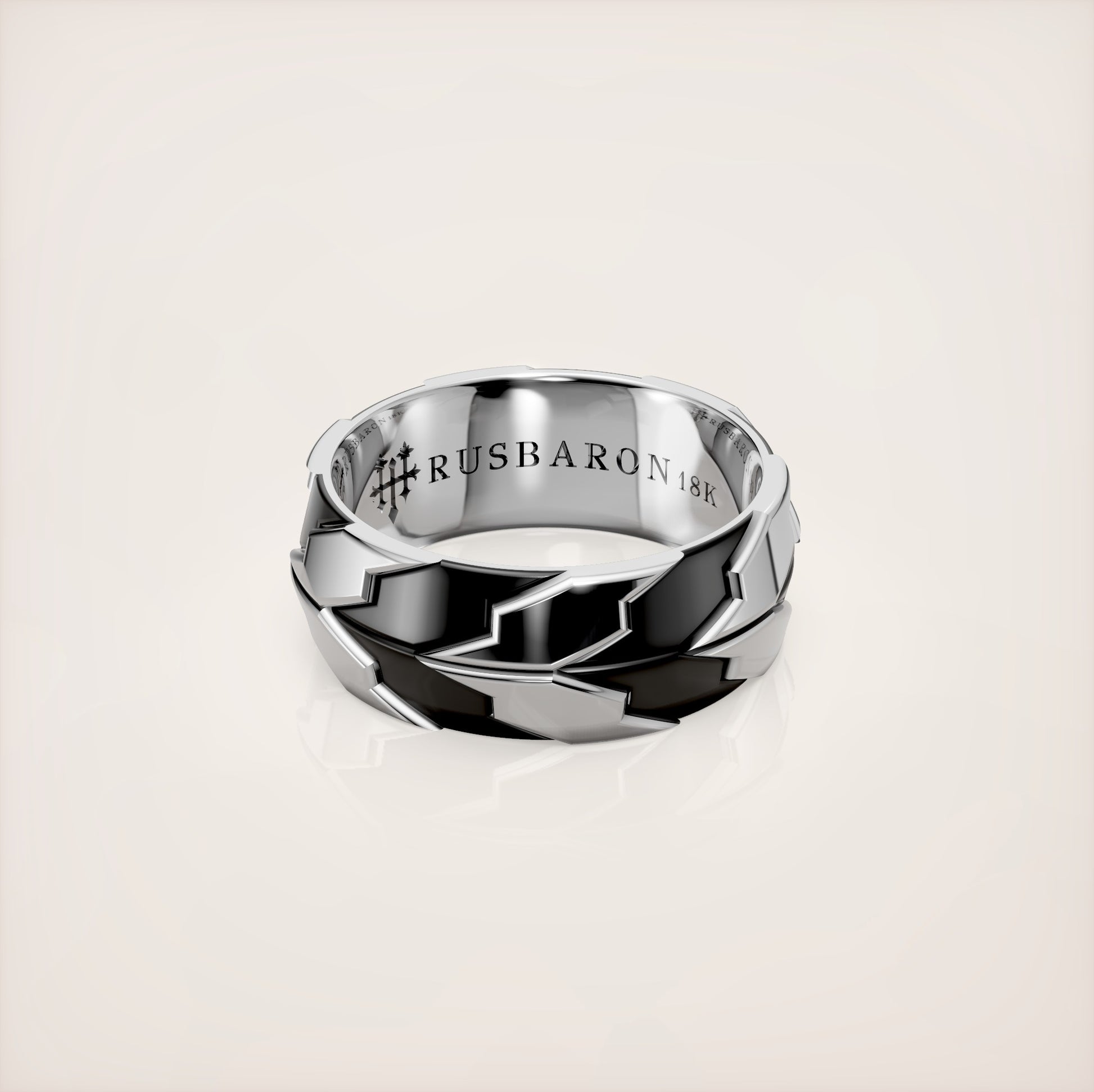 Valerian Band Ring - 18k White Gold