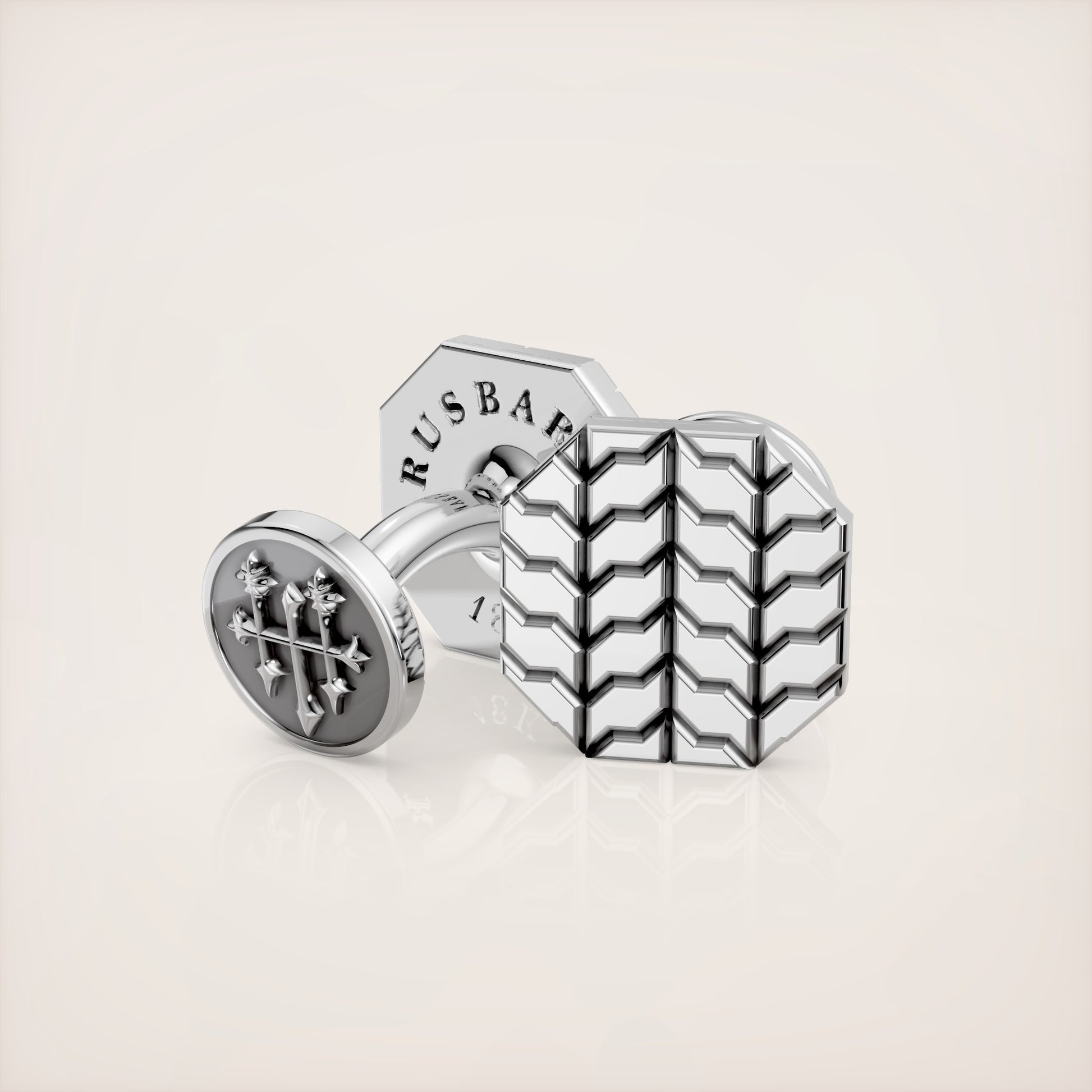 Valerian Cufflinks - 18k White Gold