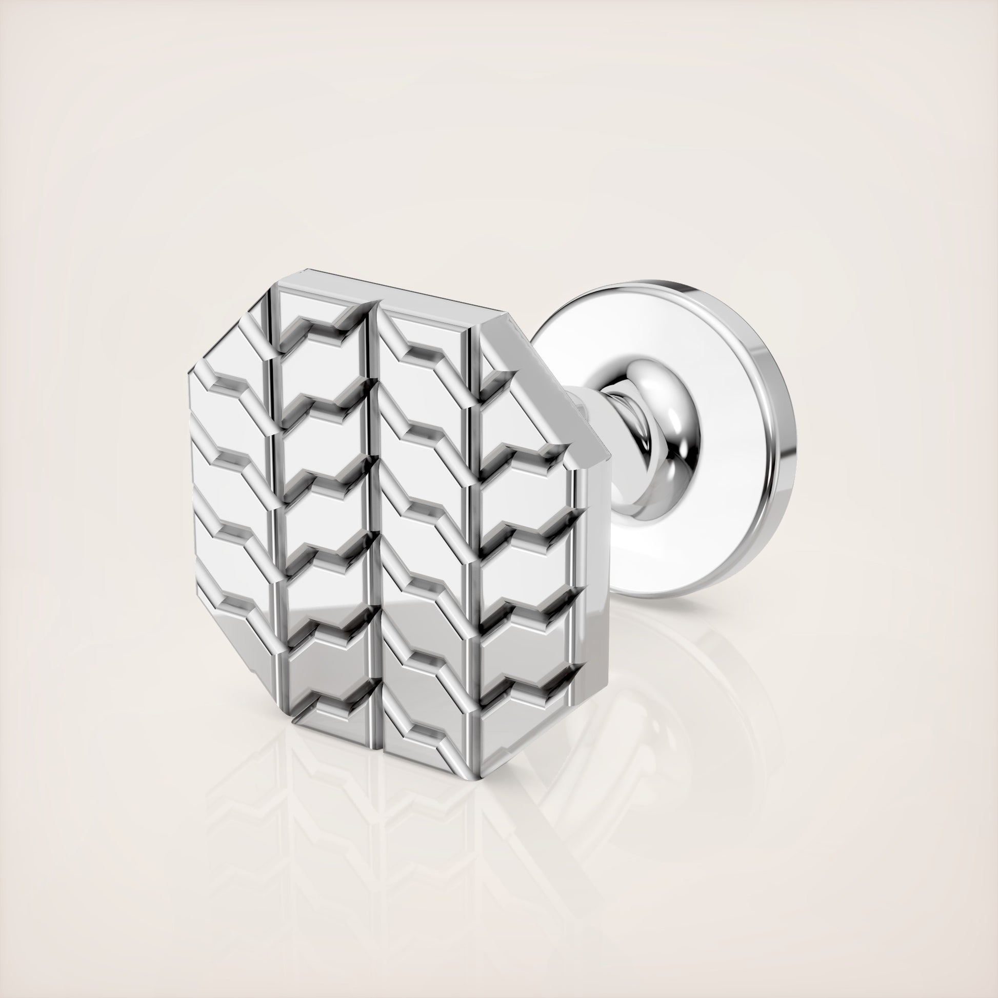 Valerian Cufflinks - 18k White Gold