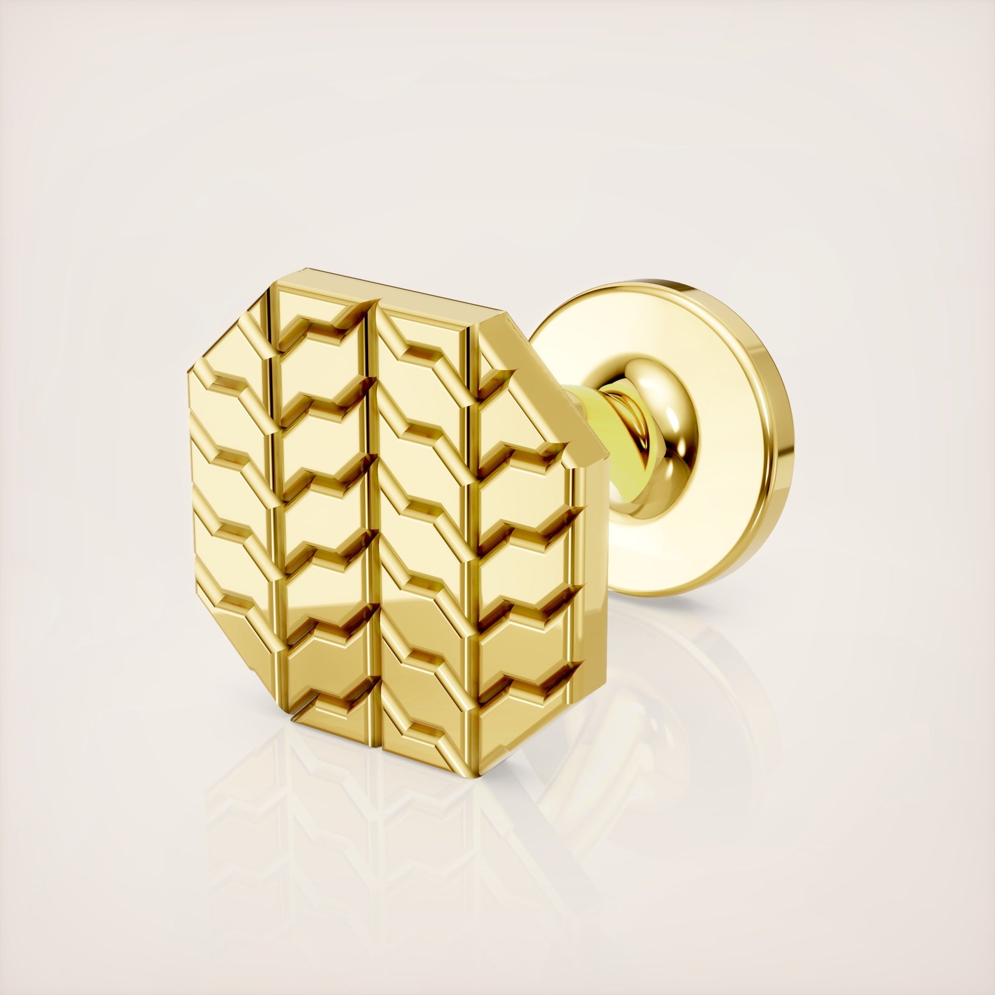Valerian Cufflinks - 18k Yellow Gold