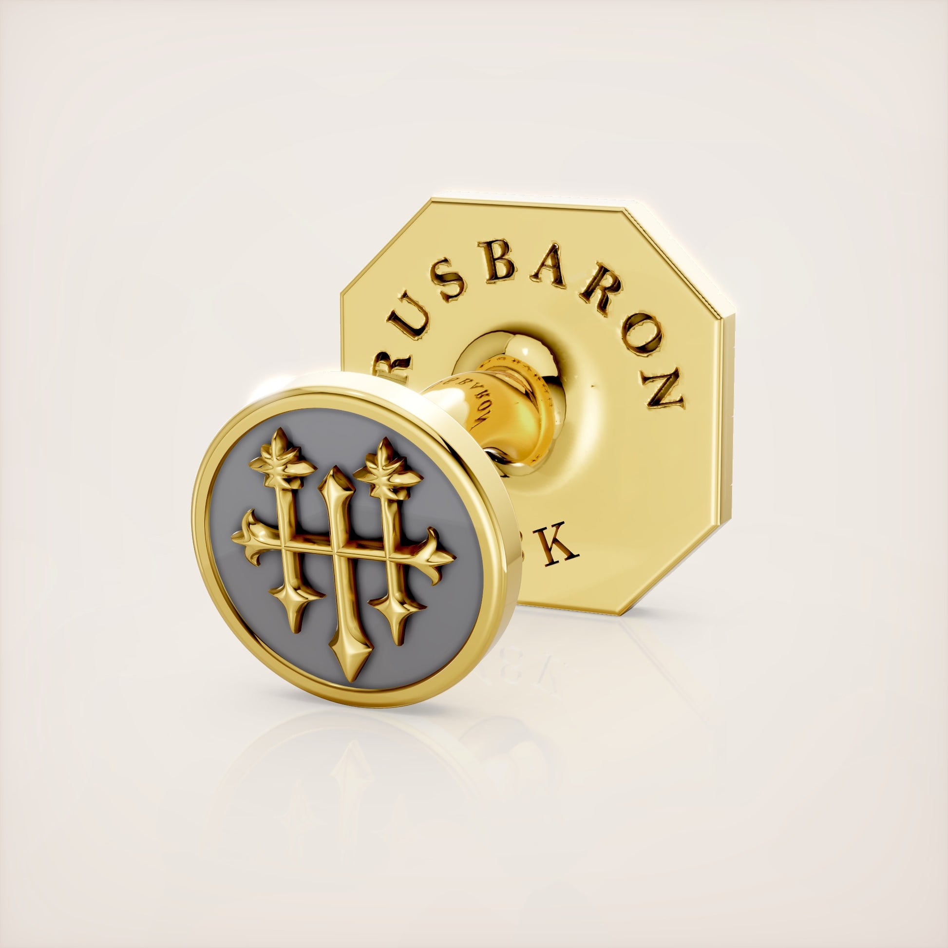 Valerian Cufflinks - 18k Yellow Gold