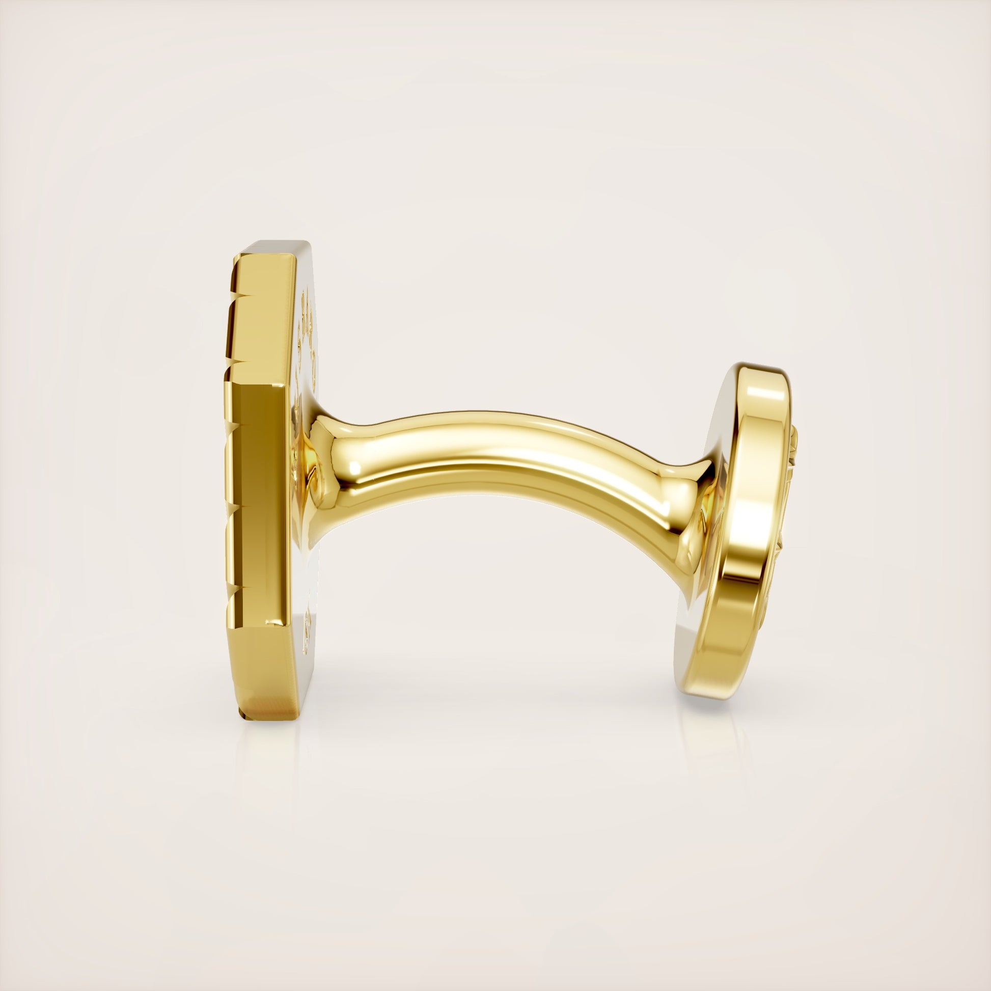 Valerian Cufflinks - 18k Yellow Gold