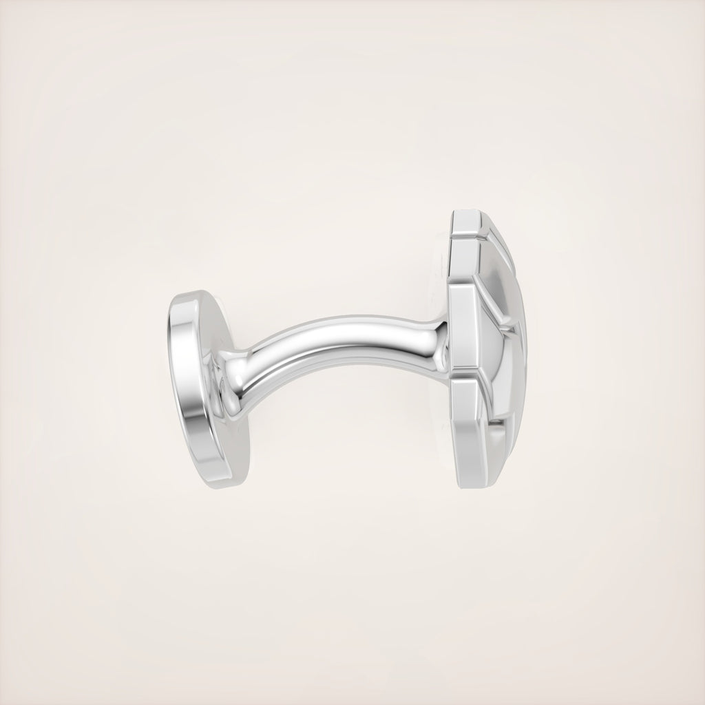 Valerian Cufflinks Type I - Sterling Silver