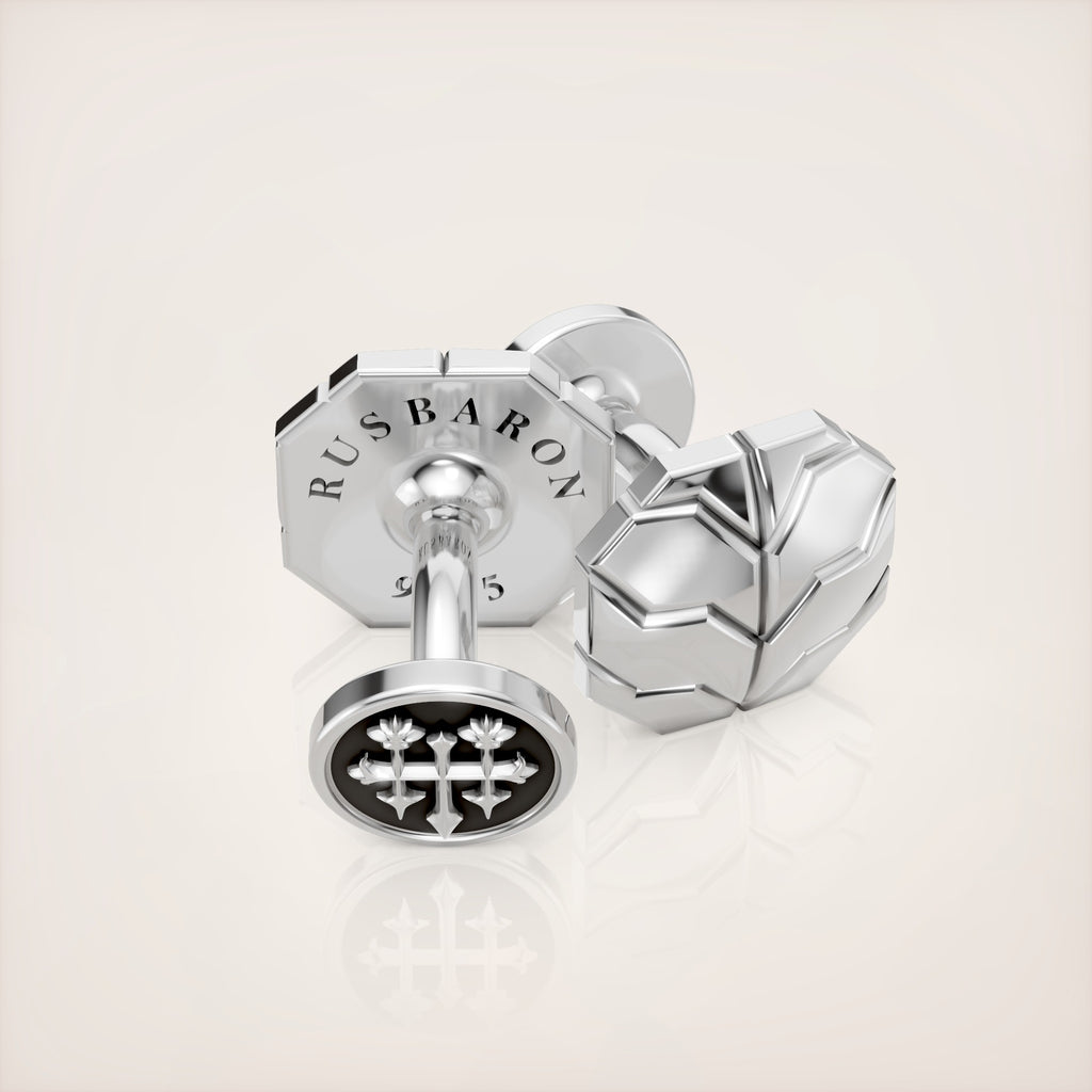 Valerian Cufflinks Type I - Sterling Silver