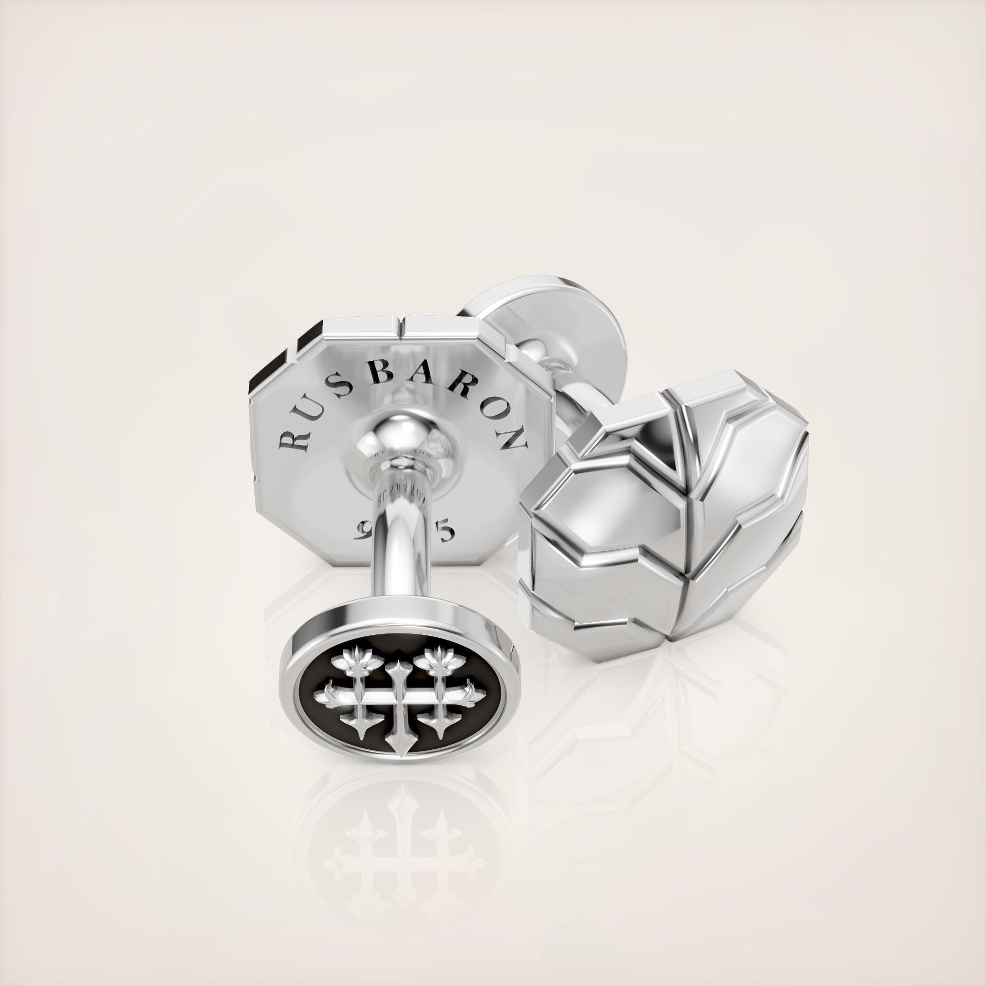 Valerian Cufflinks Type I - Sterling Silver