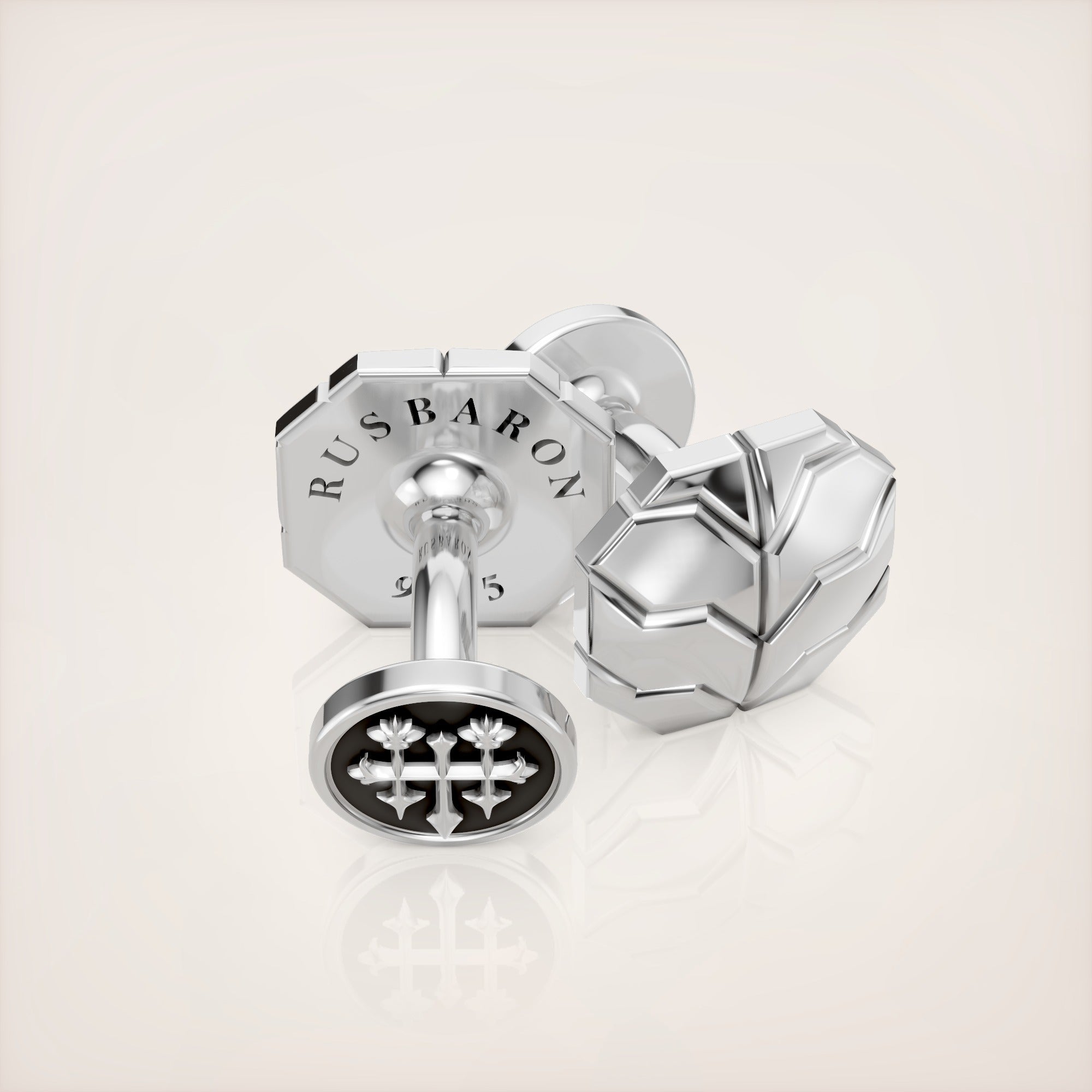 Valerian Cufflinks Type I - Sterling Silver