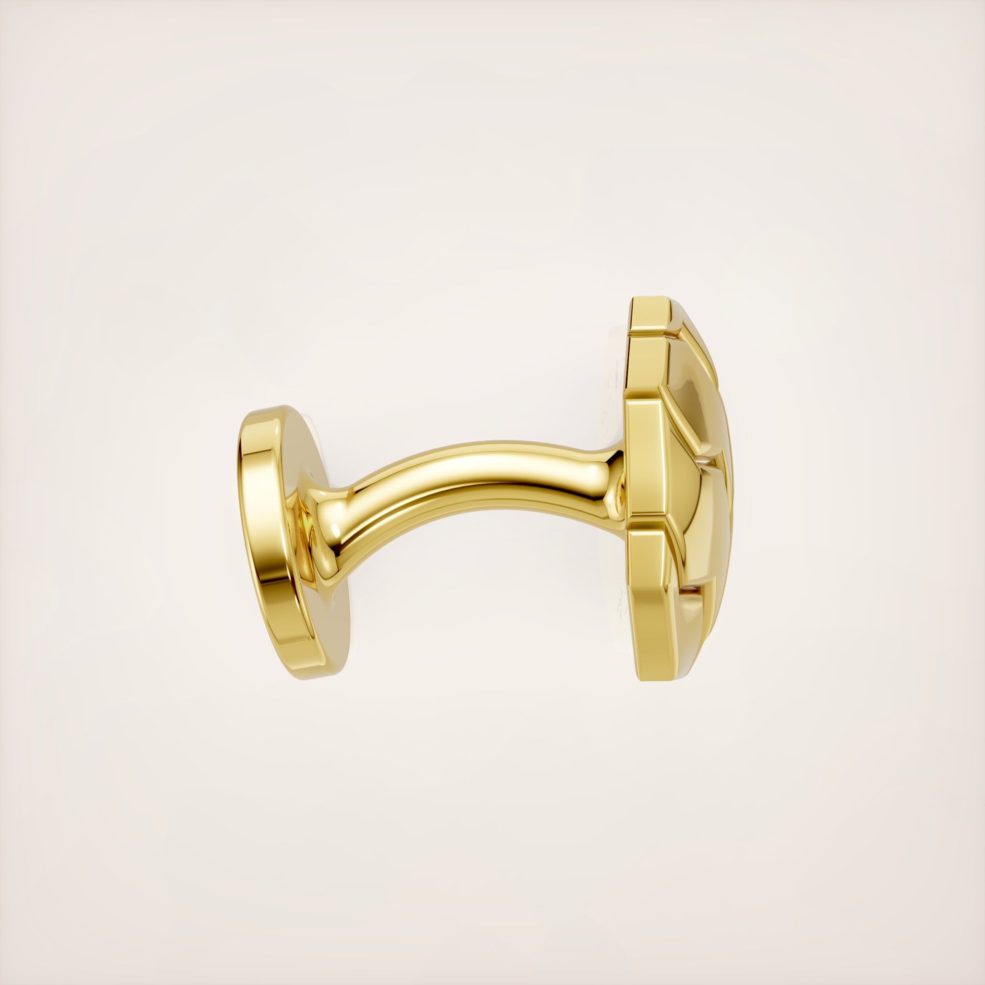 Valerian Cufflinks Type I - 18k Yellow Gold