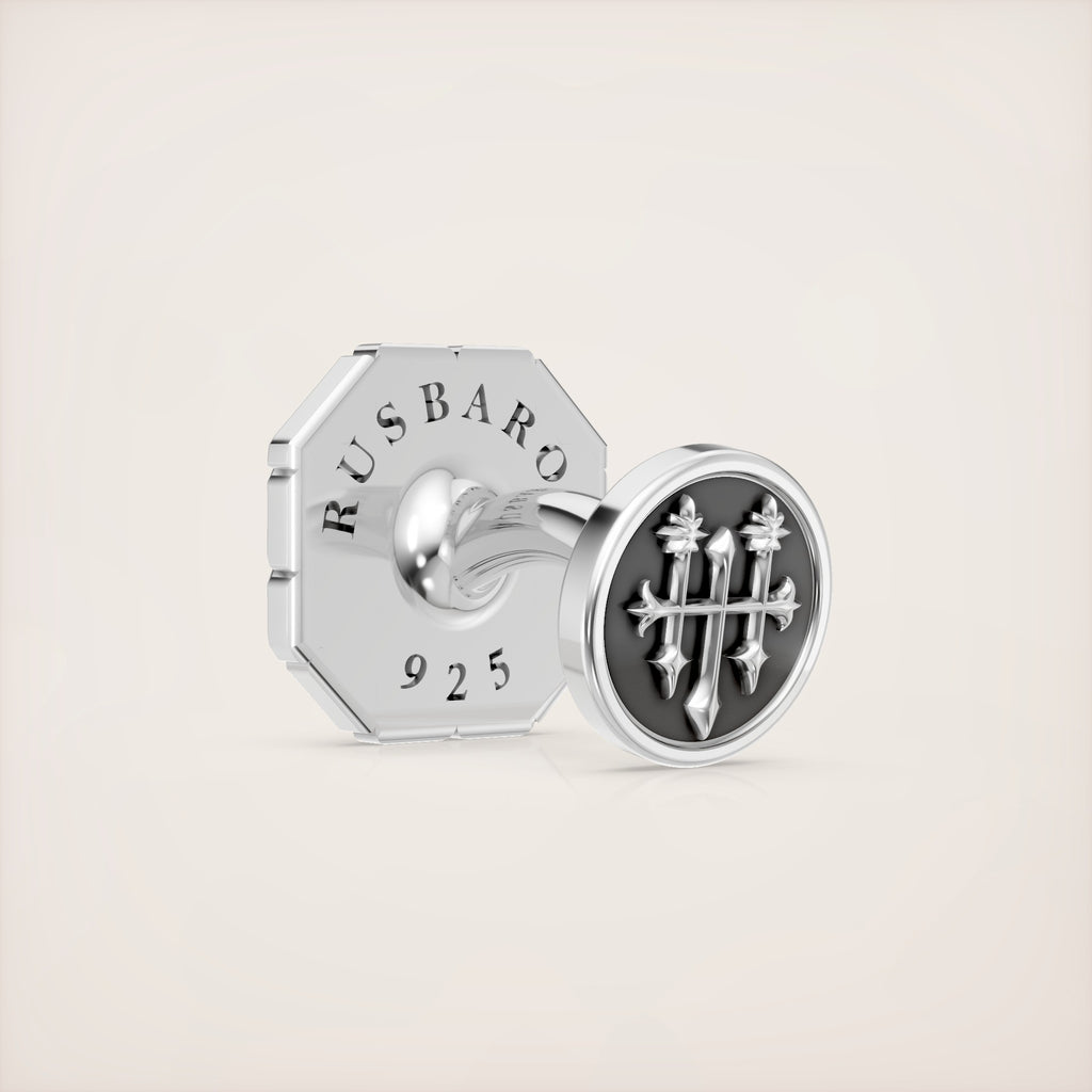 Valerian Cufflinks Type II - Sterling Silver