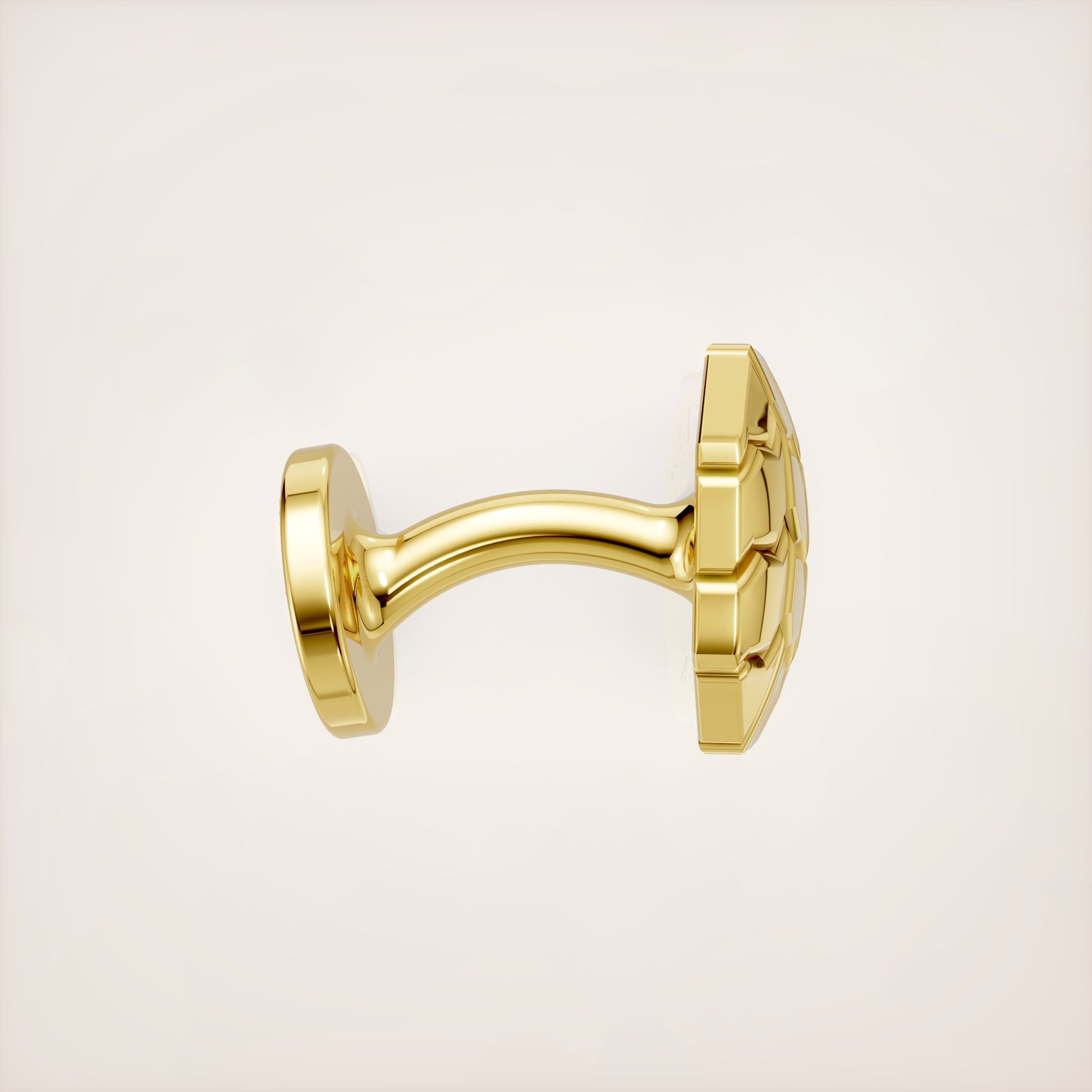 Valerian Cufflinks Type II - 18k Yellow Gold