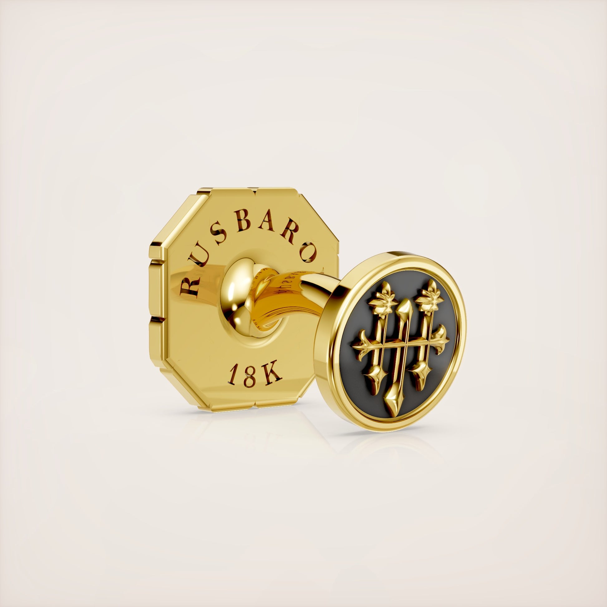 Valerian Cufflinks Type II - 18k Yellow Gold