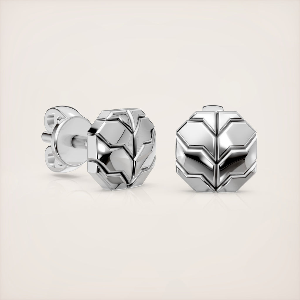 Valerian Earrings Type I - 18k White Gold