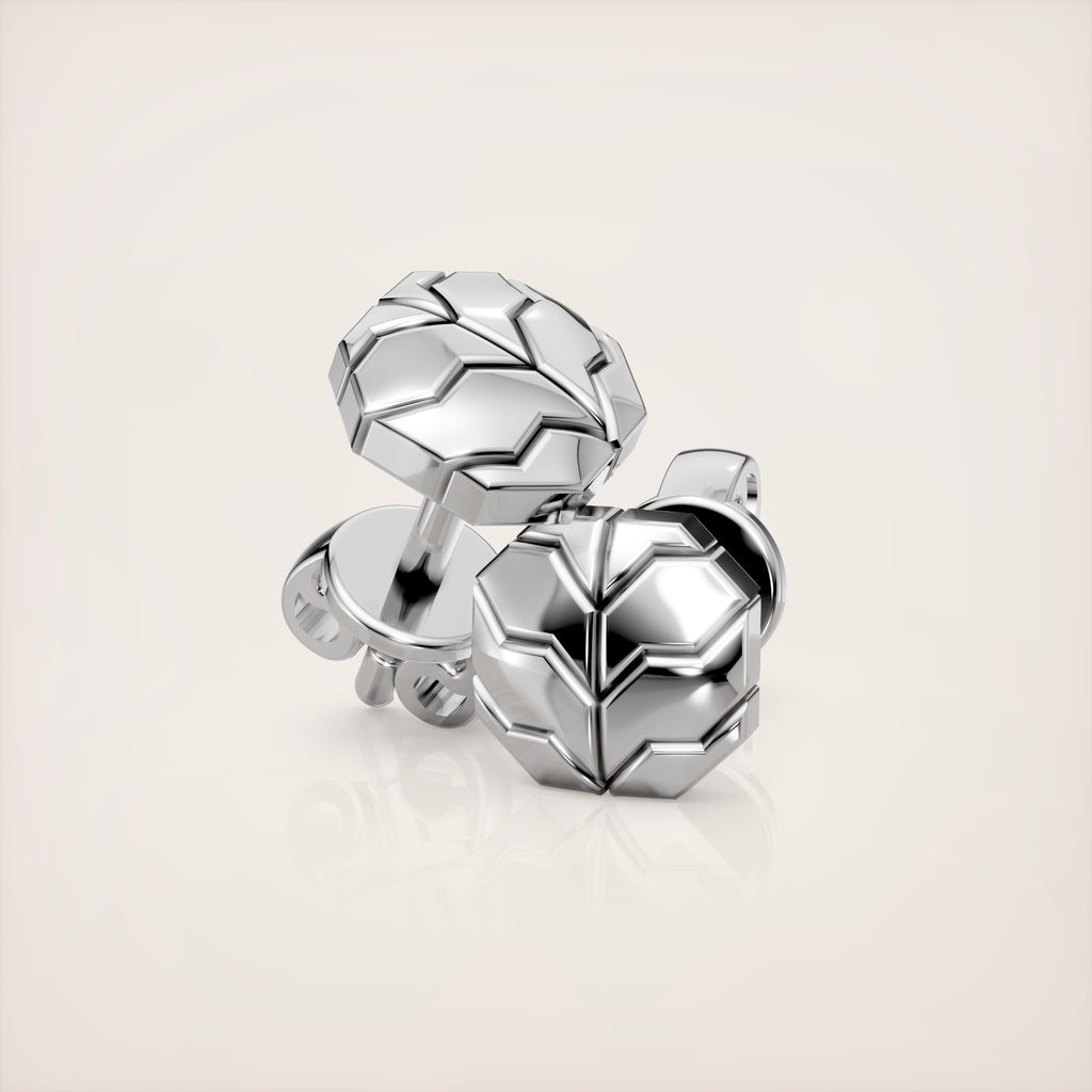 Valerian Earrings Type I - 18k White Gold