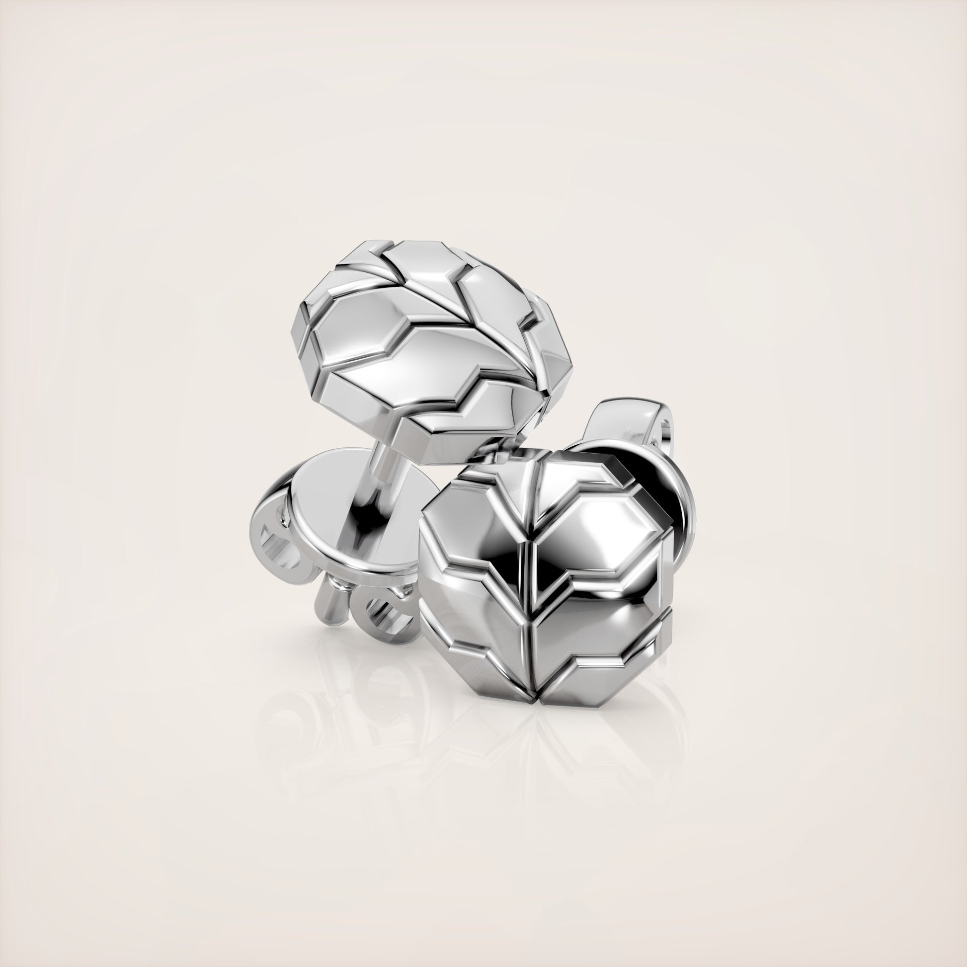 Valerian Earrings Type I - 18k White Gold