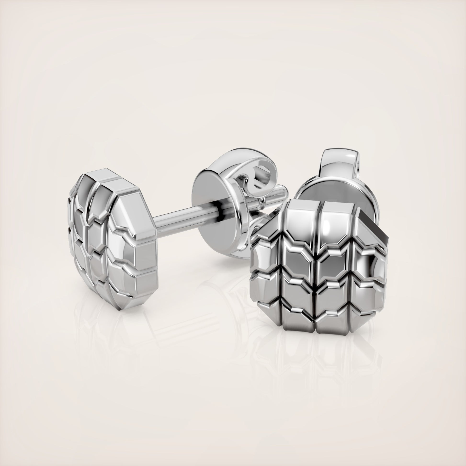 Valerian Earrings Type II - 18k White Gold