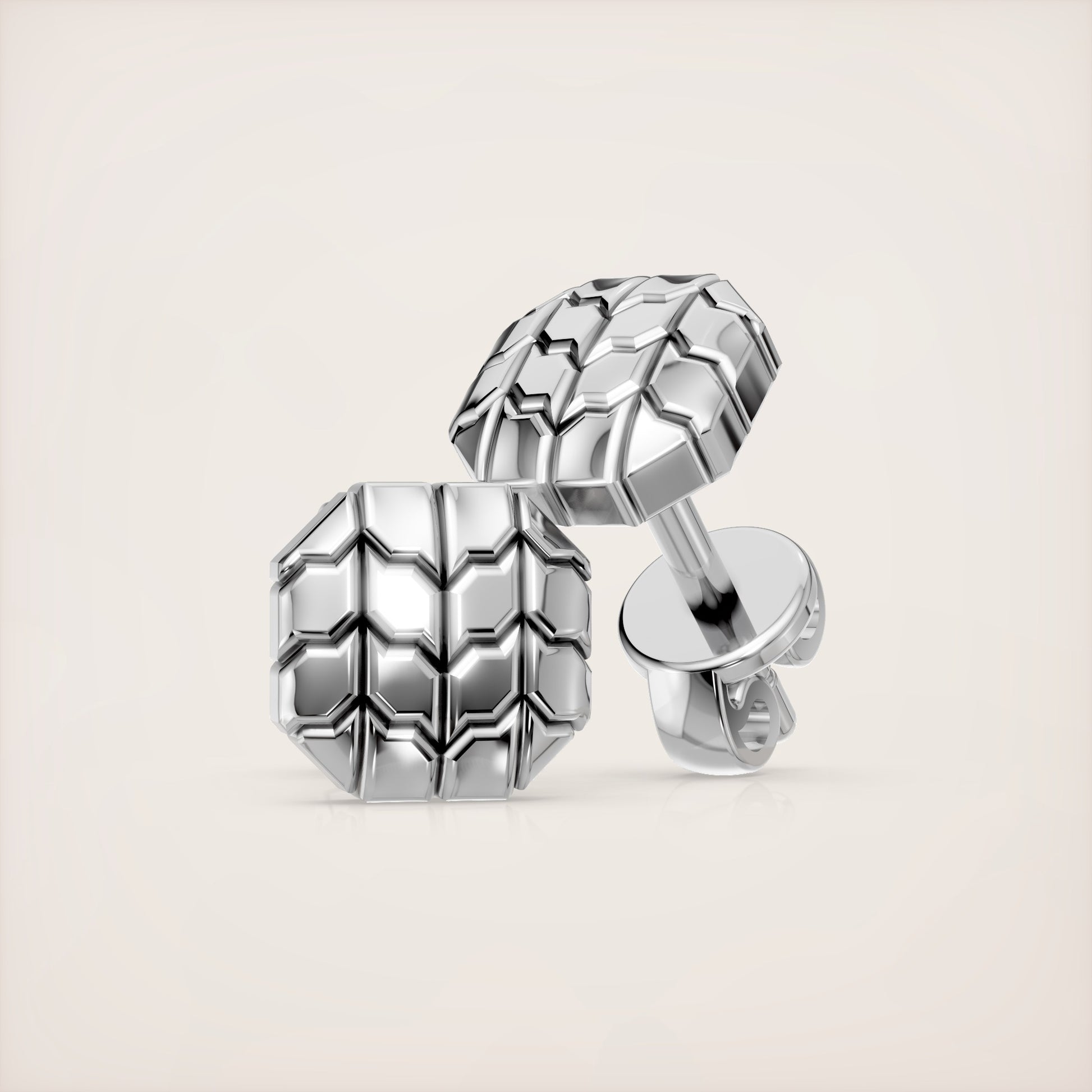 Valerian Earrings Type II - 18k White Gold