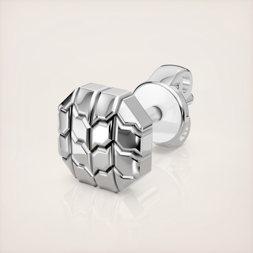 Valerian Earrings Type II - 18k White Gold