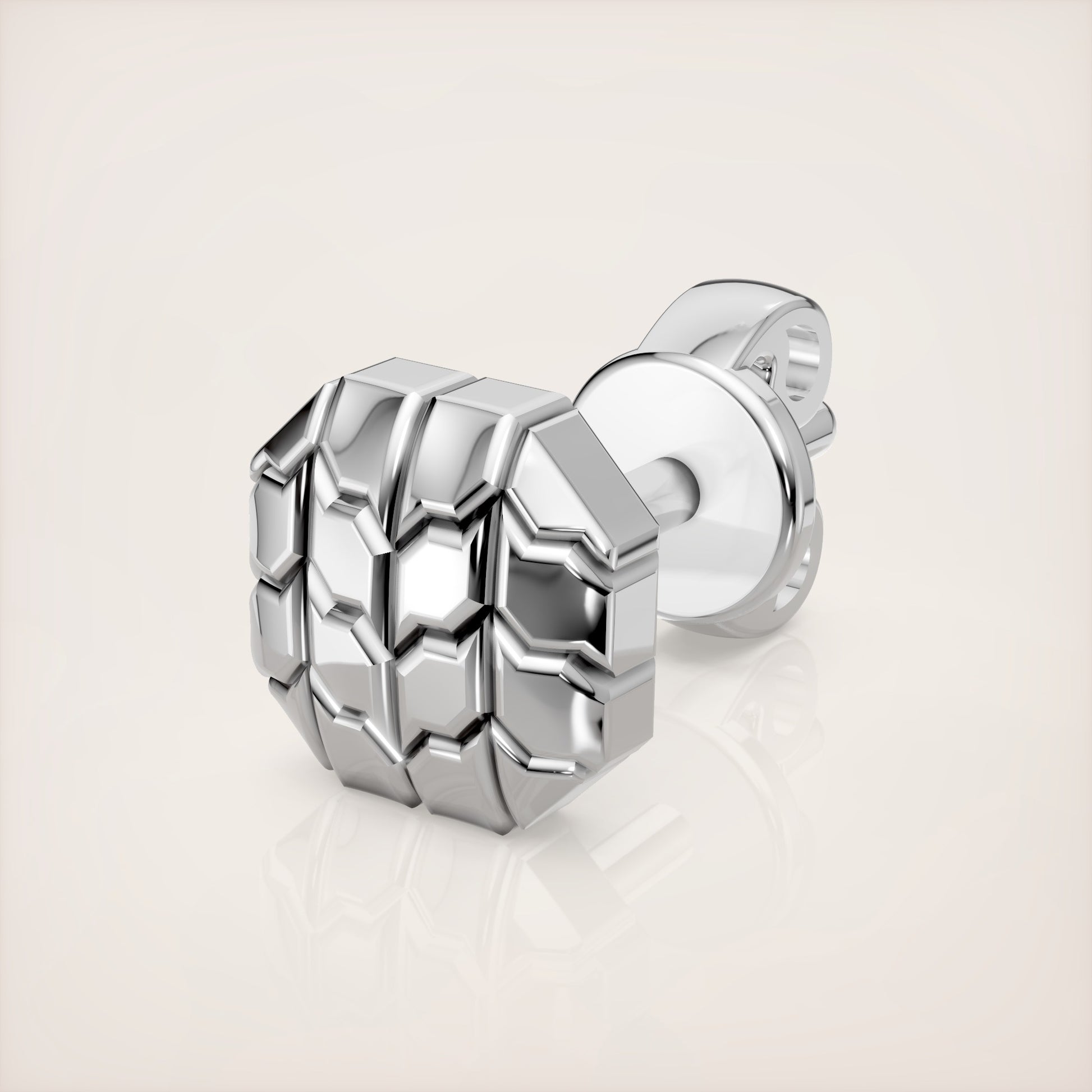 Valerian Earrings Type II - 18k White Gold