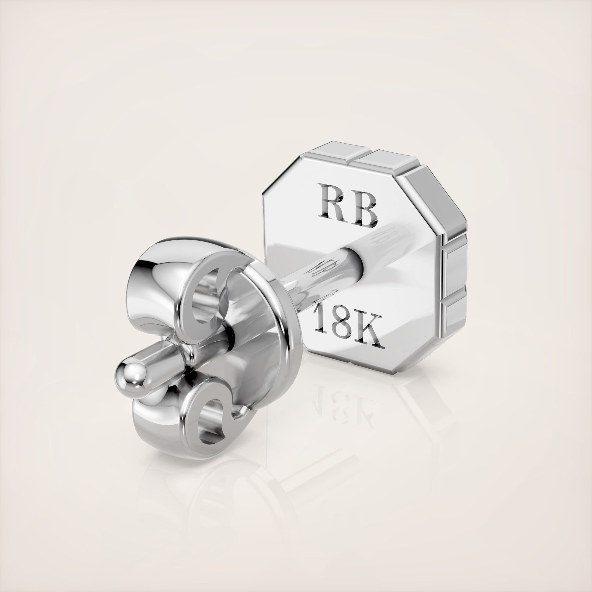 Valerian Earrings Type II - 18k White Gold