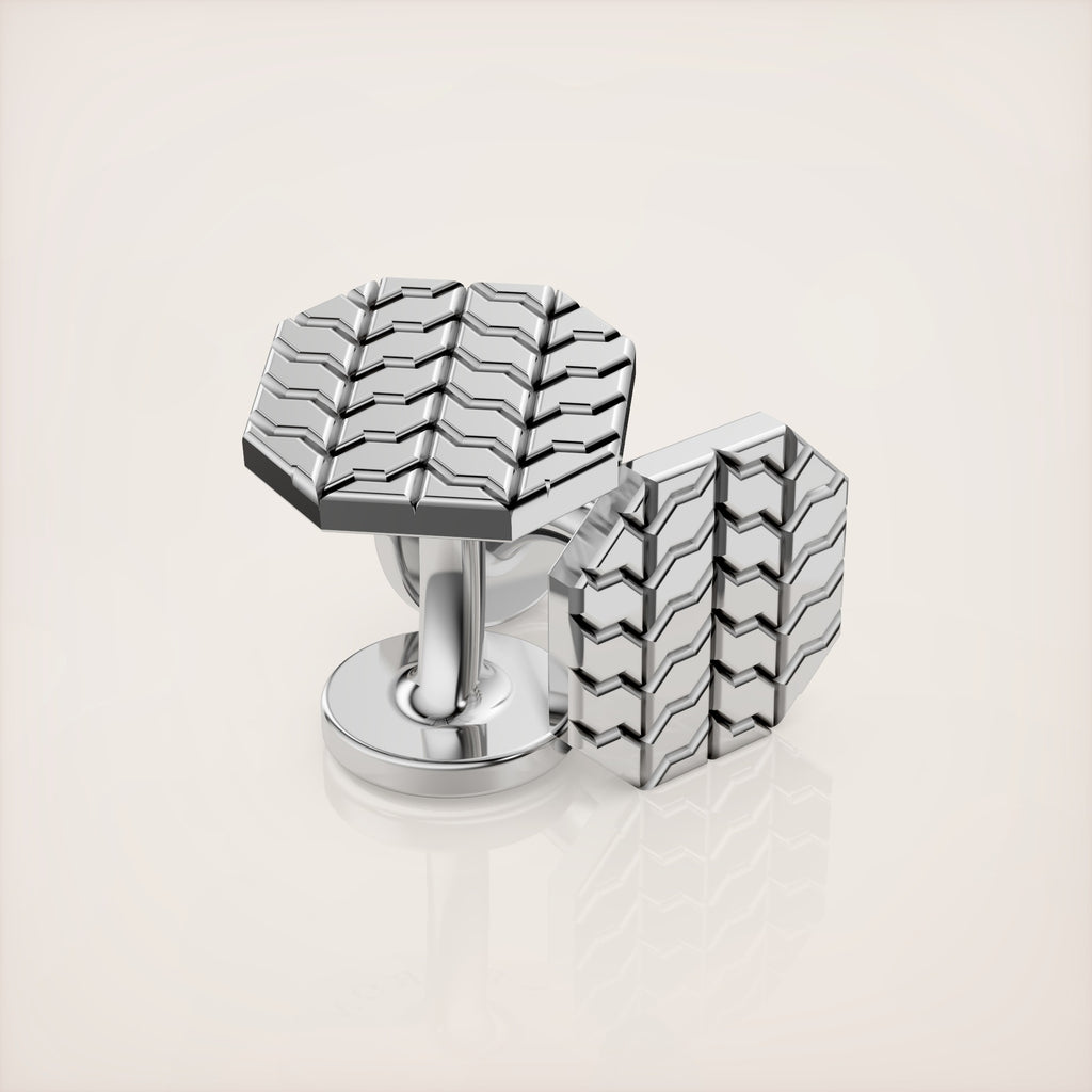 Valerian Cufflinks - Sterling Silver