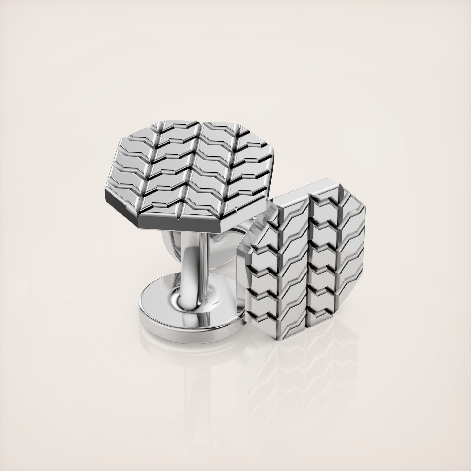Valerian Cufflinks - Sterling Silver