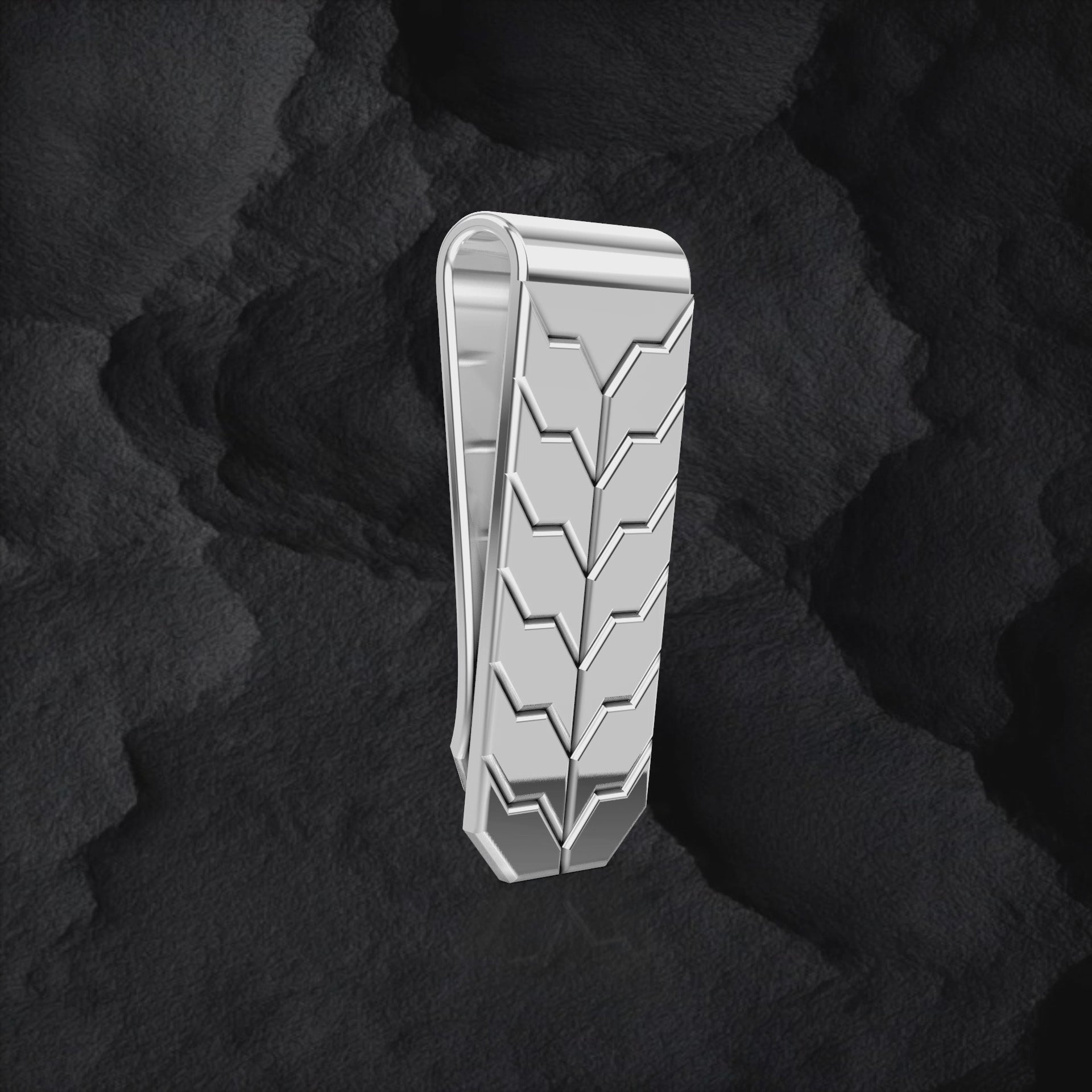 Valerian Money Clip - Sterling Silver