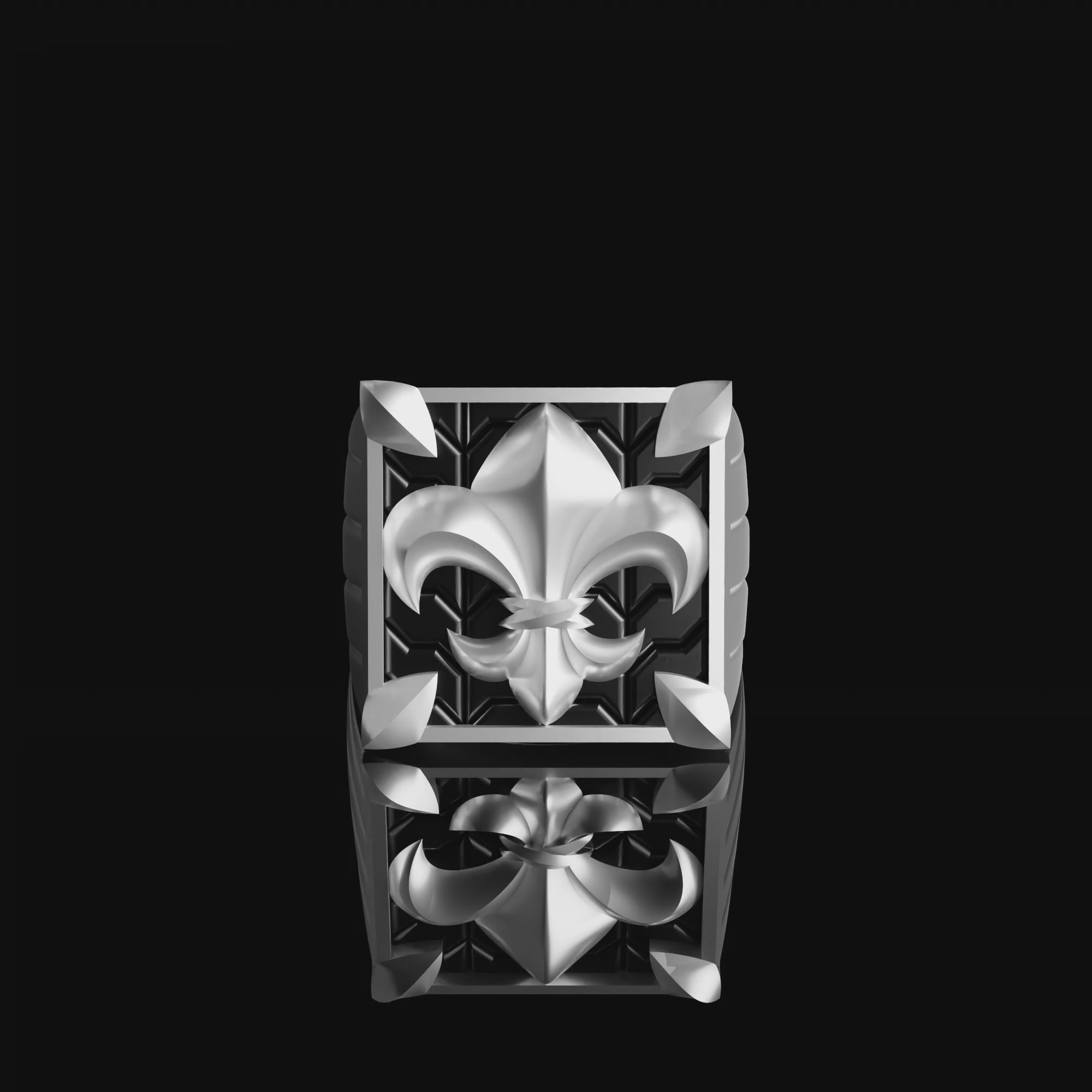 Fleur de Lis Ring - Sterling Silver